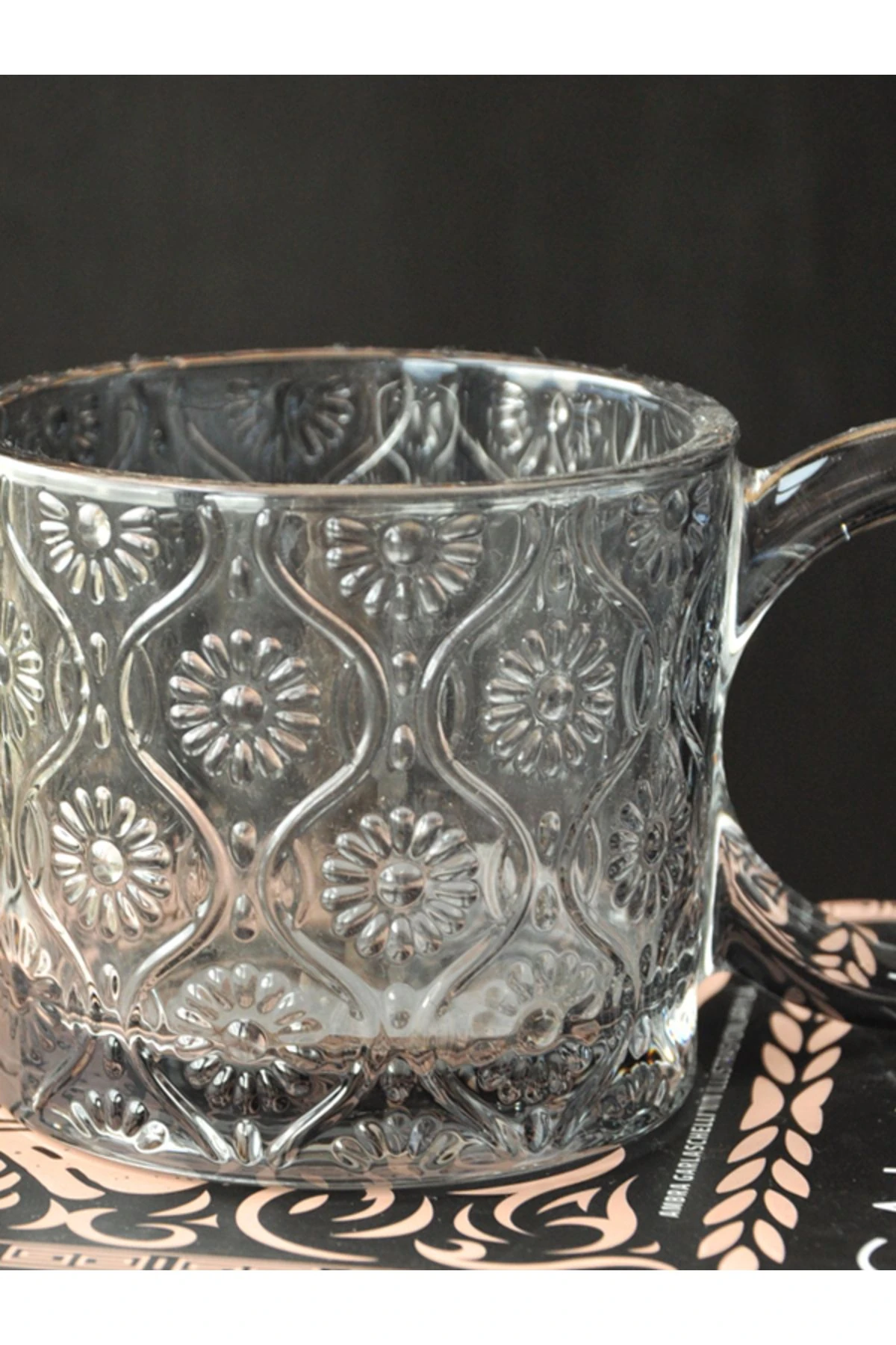 Hicheon Cam bardak-Kupa Gri 200 Ml