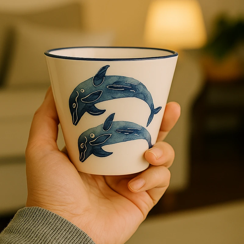 İmroz Yunus Kulpsuz Kupa 300 ml.