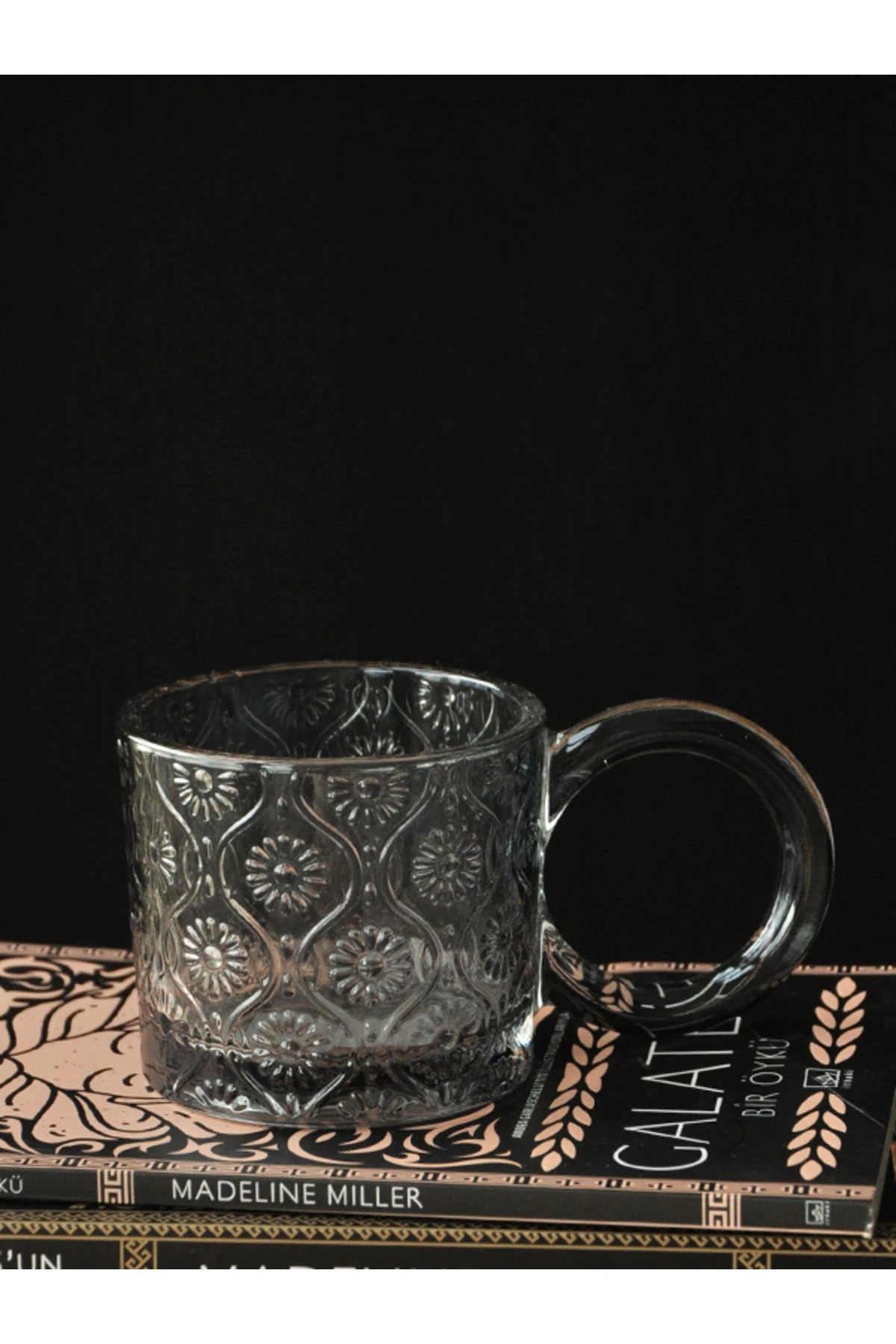 Hicheon Cam bardak-Kupa Gri 200 Ml