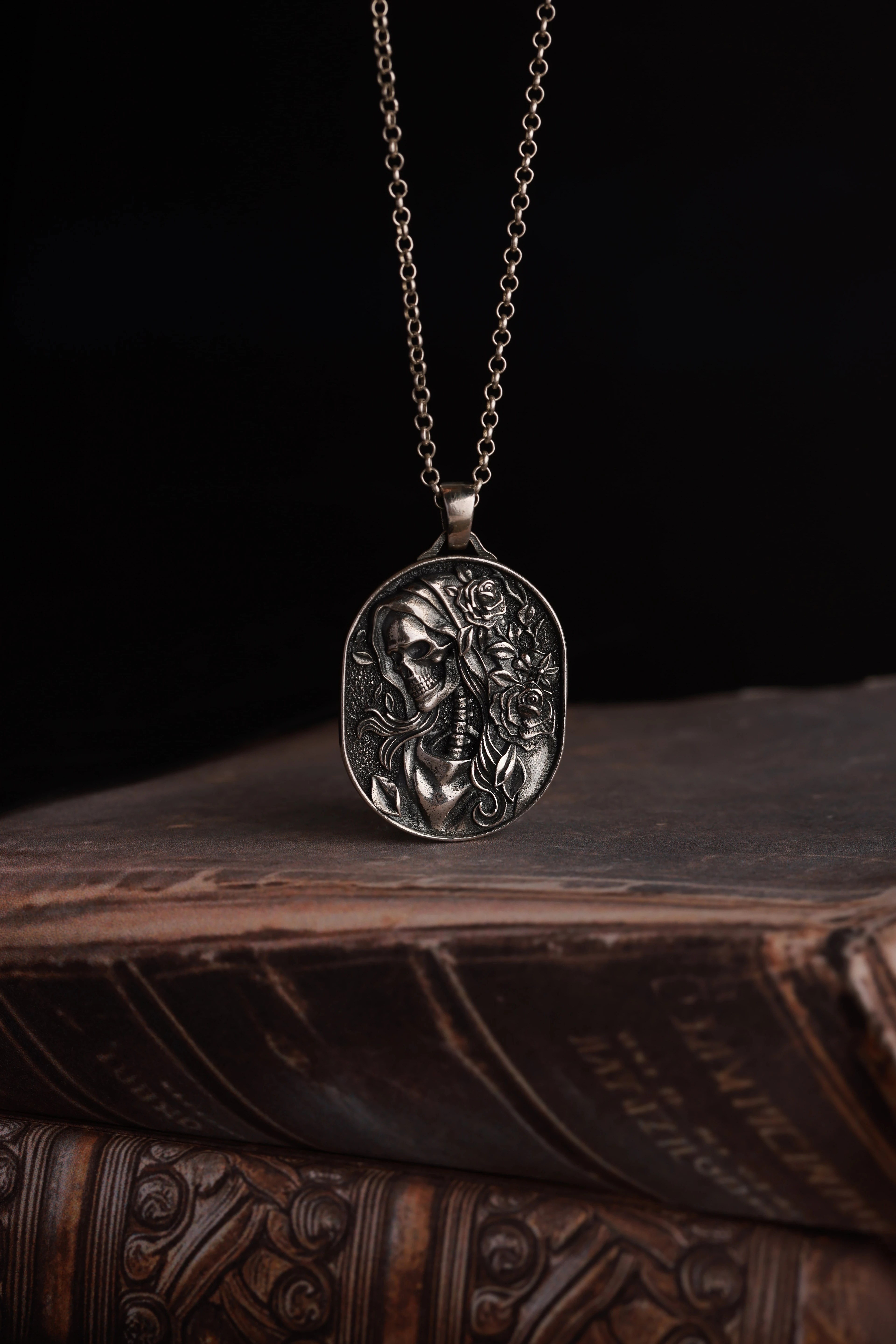 Kuru Kafa & Gül  Kolye