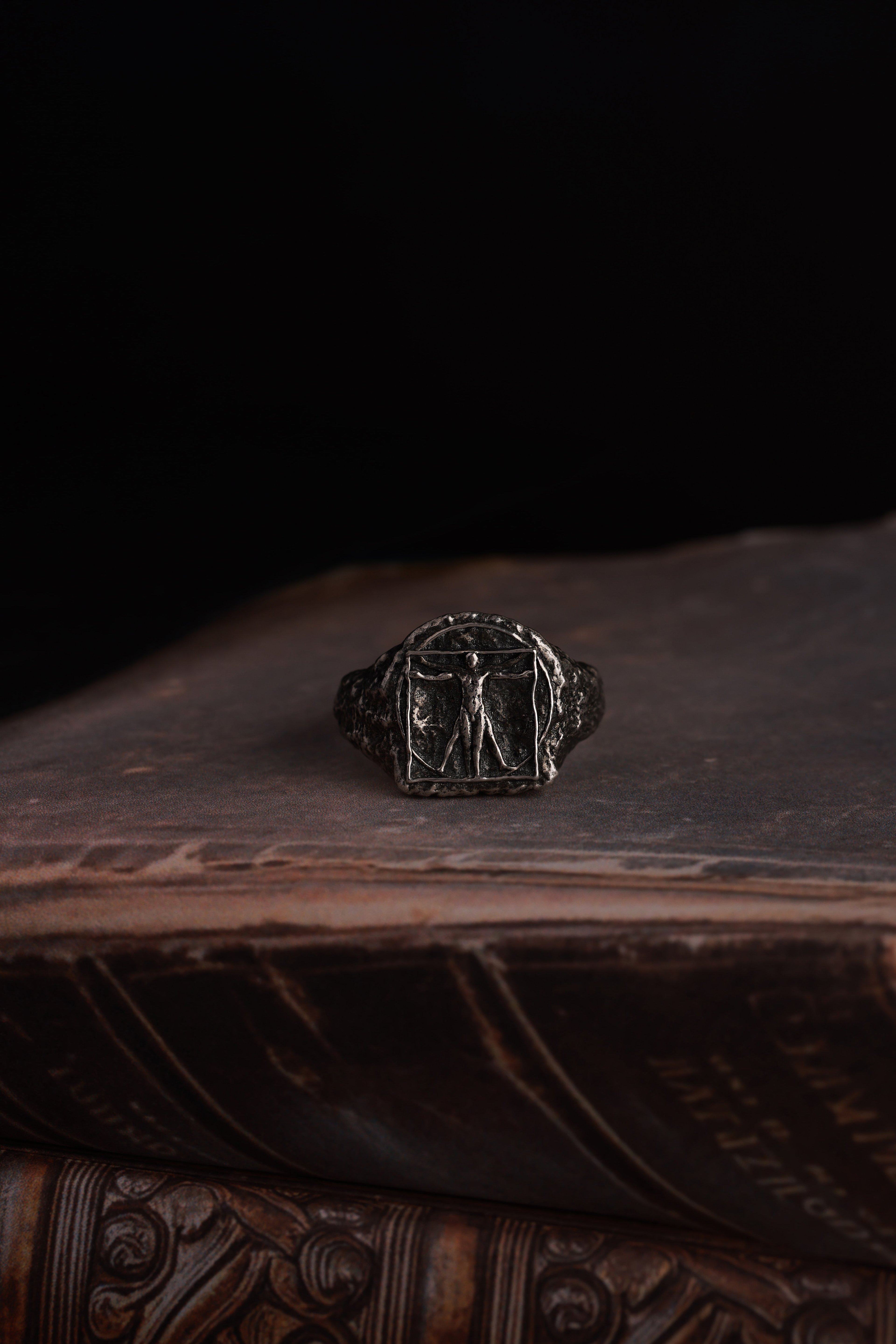 Vitruvian Signet Ring