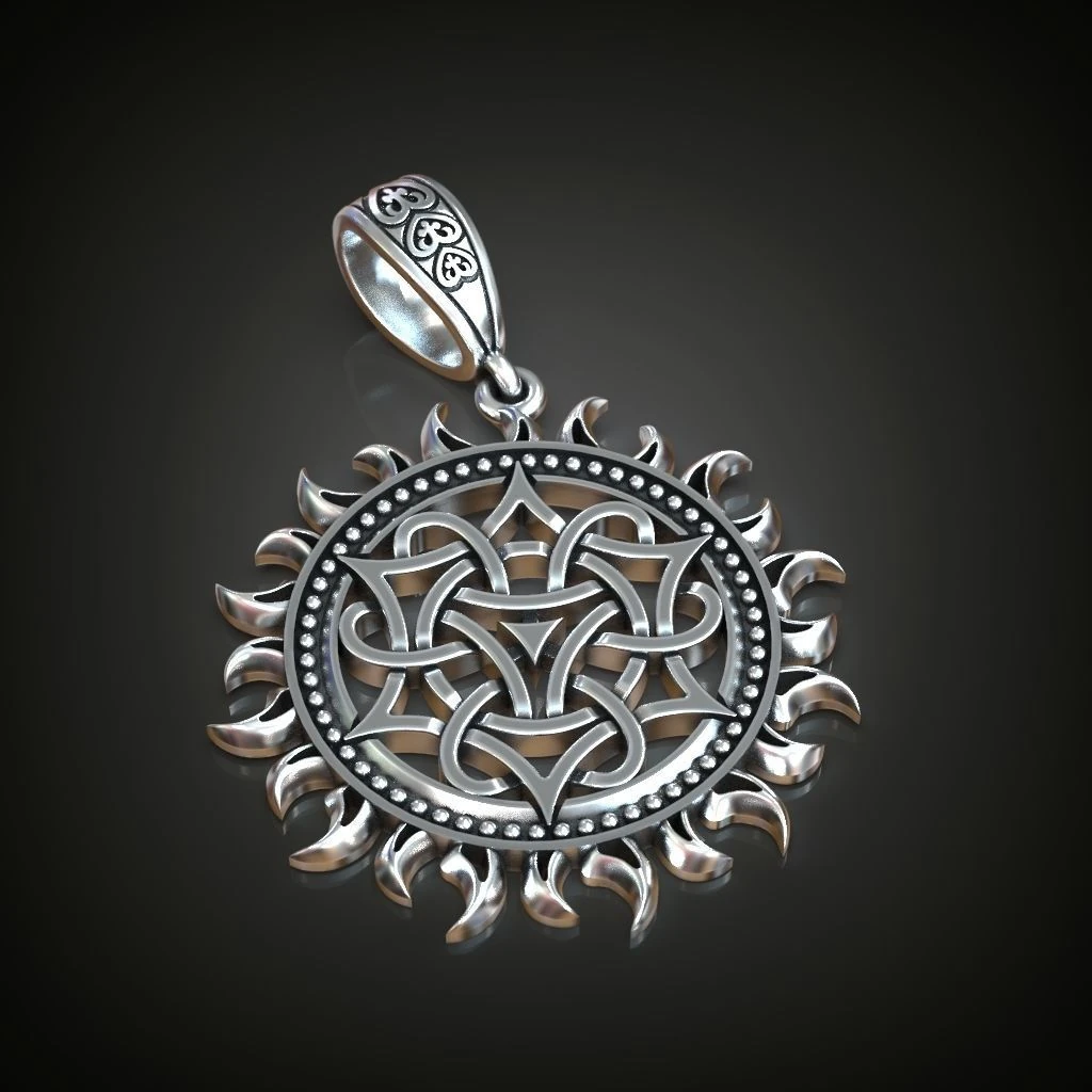 Pagan Sun Necklace