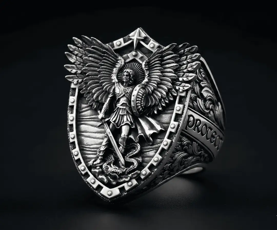 Mikail'in Zırhı Yüzük | Zip Jewelry