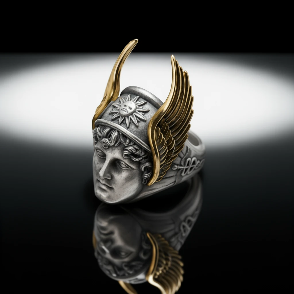 Hermes Kanatlı Yüzük