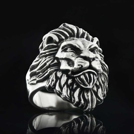 Lion Head Ring
