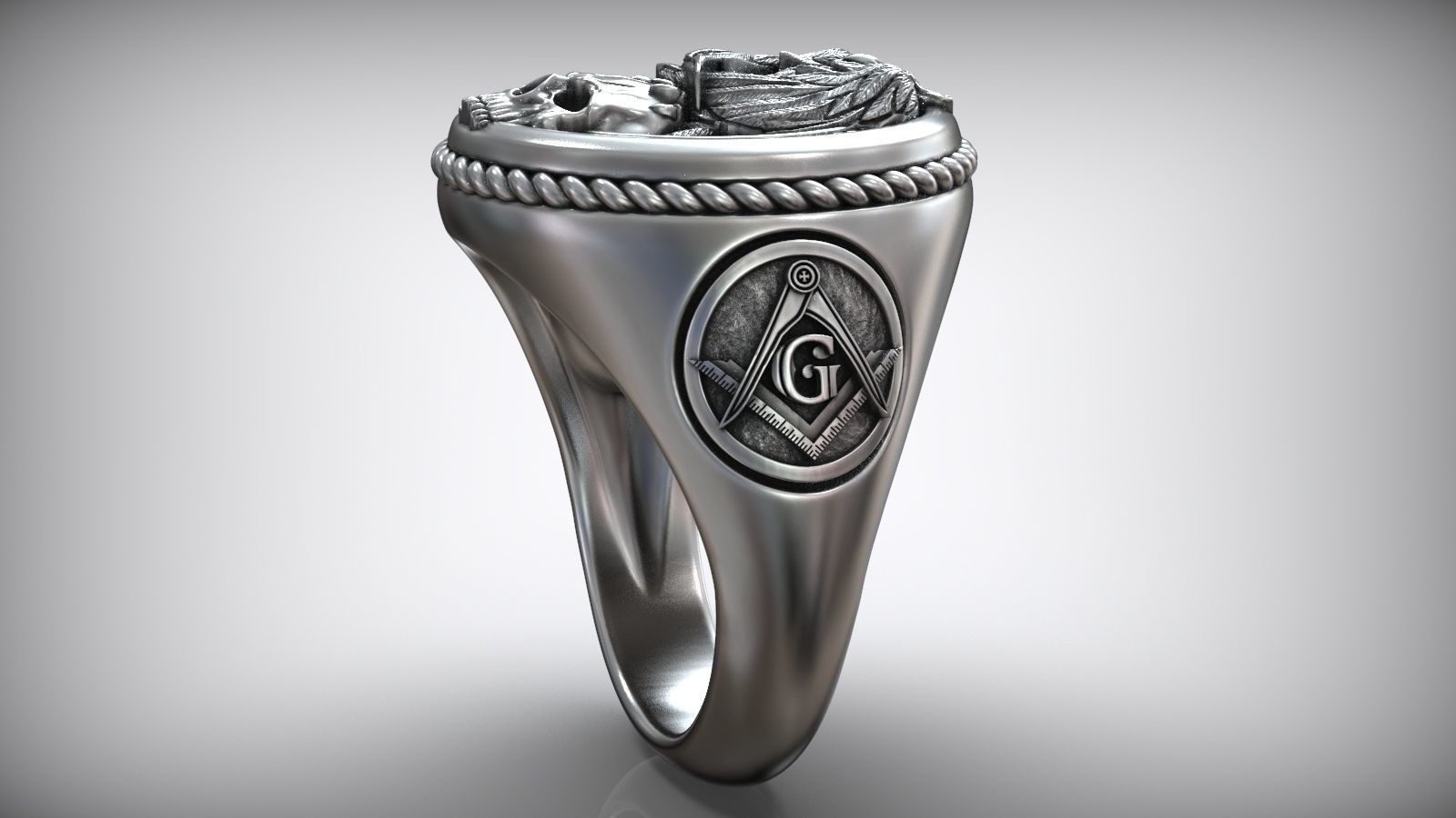 Owl and Mason Ring
