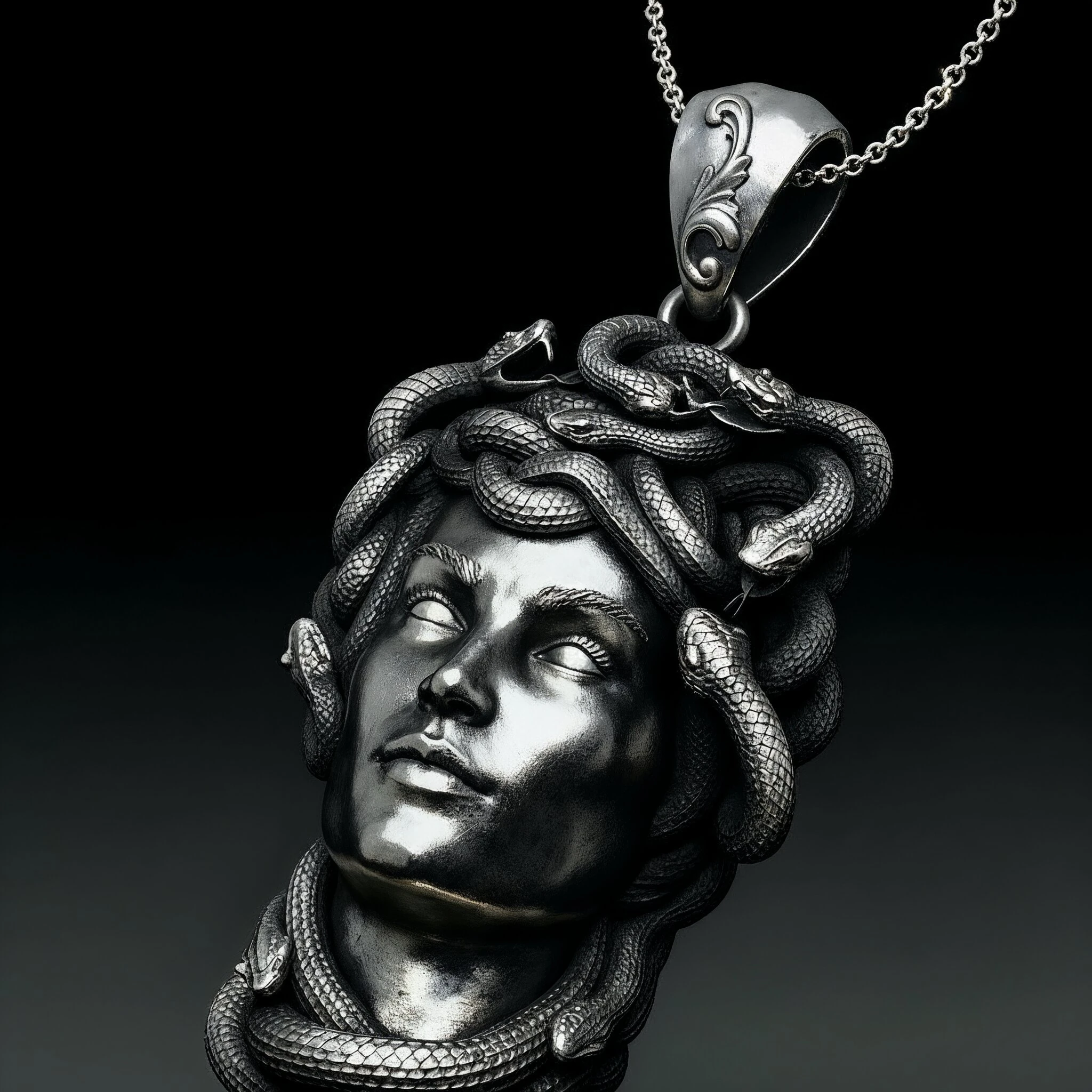 Medusa Karanlık Güç Kolyesi