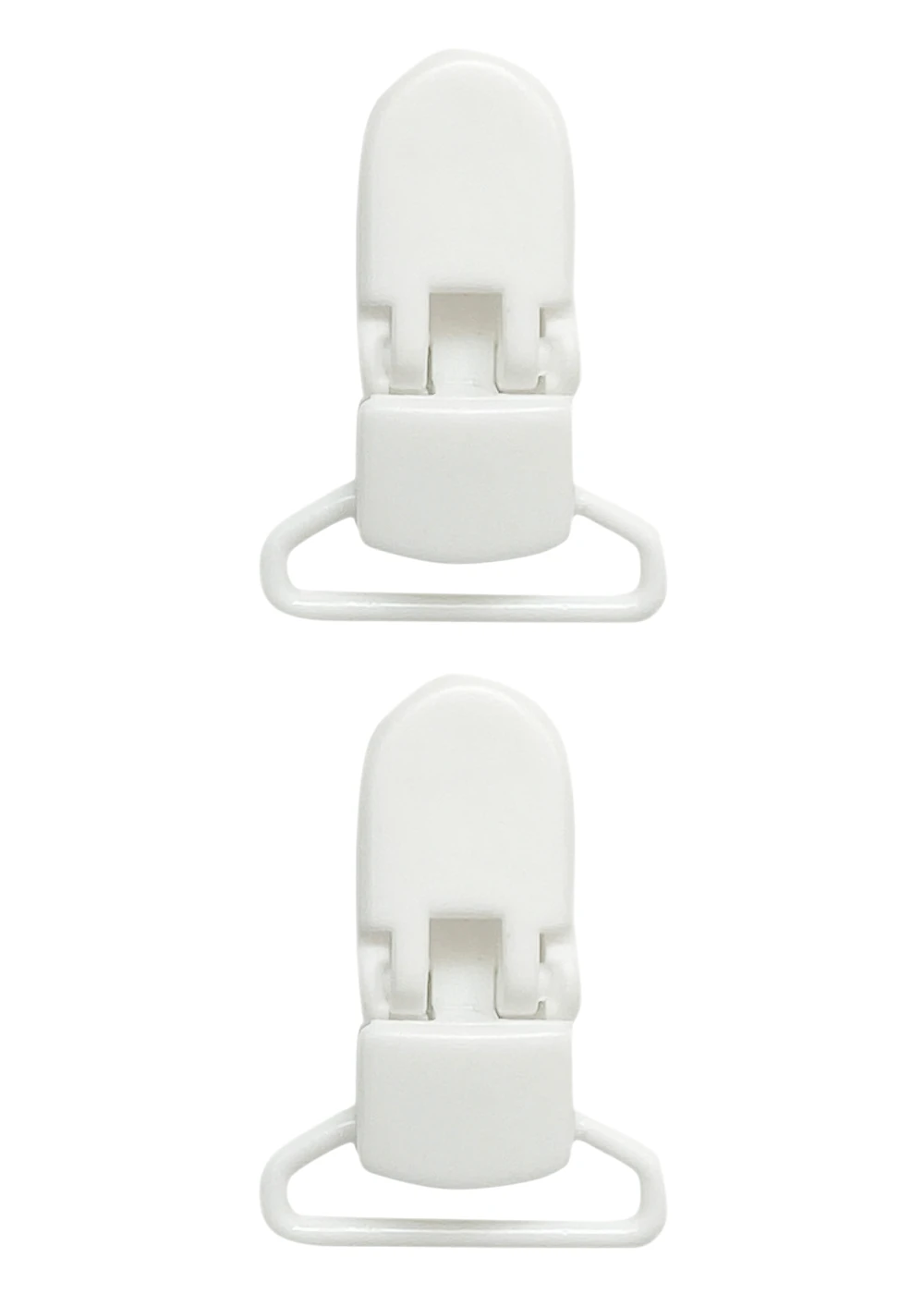5'li Pamuk Müslin Bebek Emzik Askısı - 2 Plastik Klips, Kolay Açılır Emzik Tutacağı / Zinciri | 2x25 cm