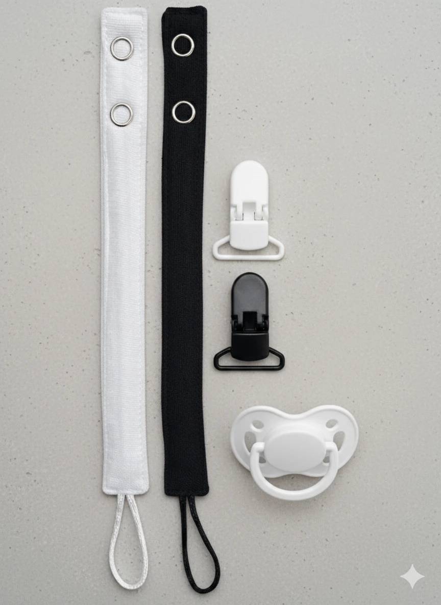 Siyah-Beyaz Emzik Askısı Seti