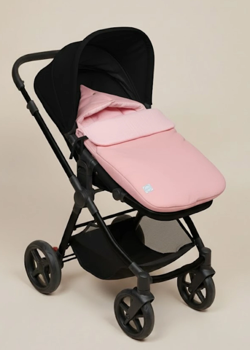 %100 Organik Puset Tulumu Footmuff – Kışlık  /Sonbaharlık  - pembe