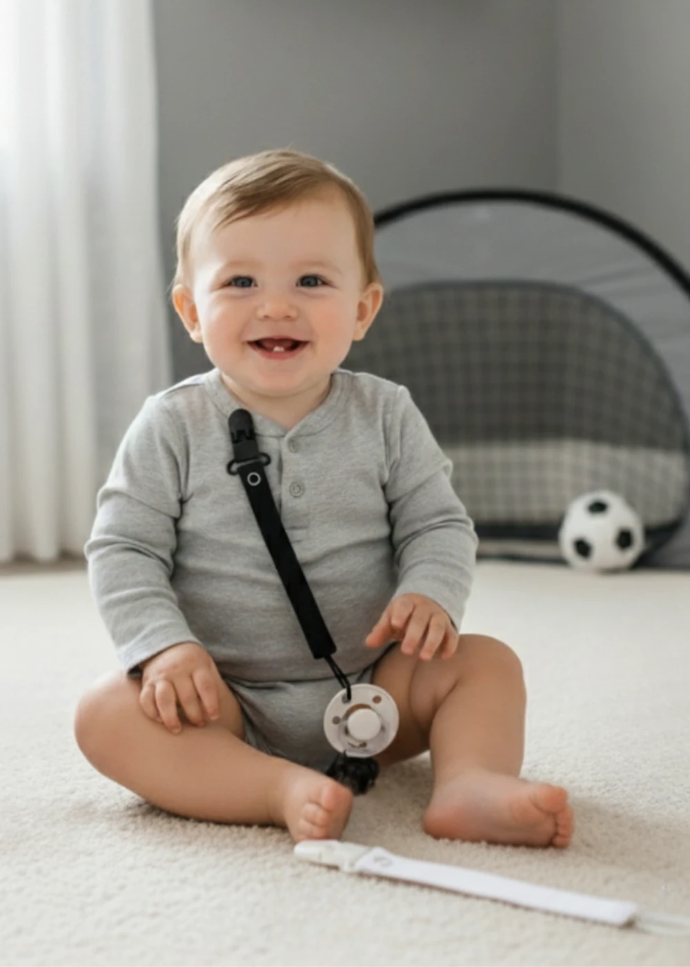 Siyah-Beyaz Emzik Askısı Seti