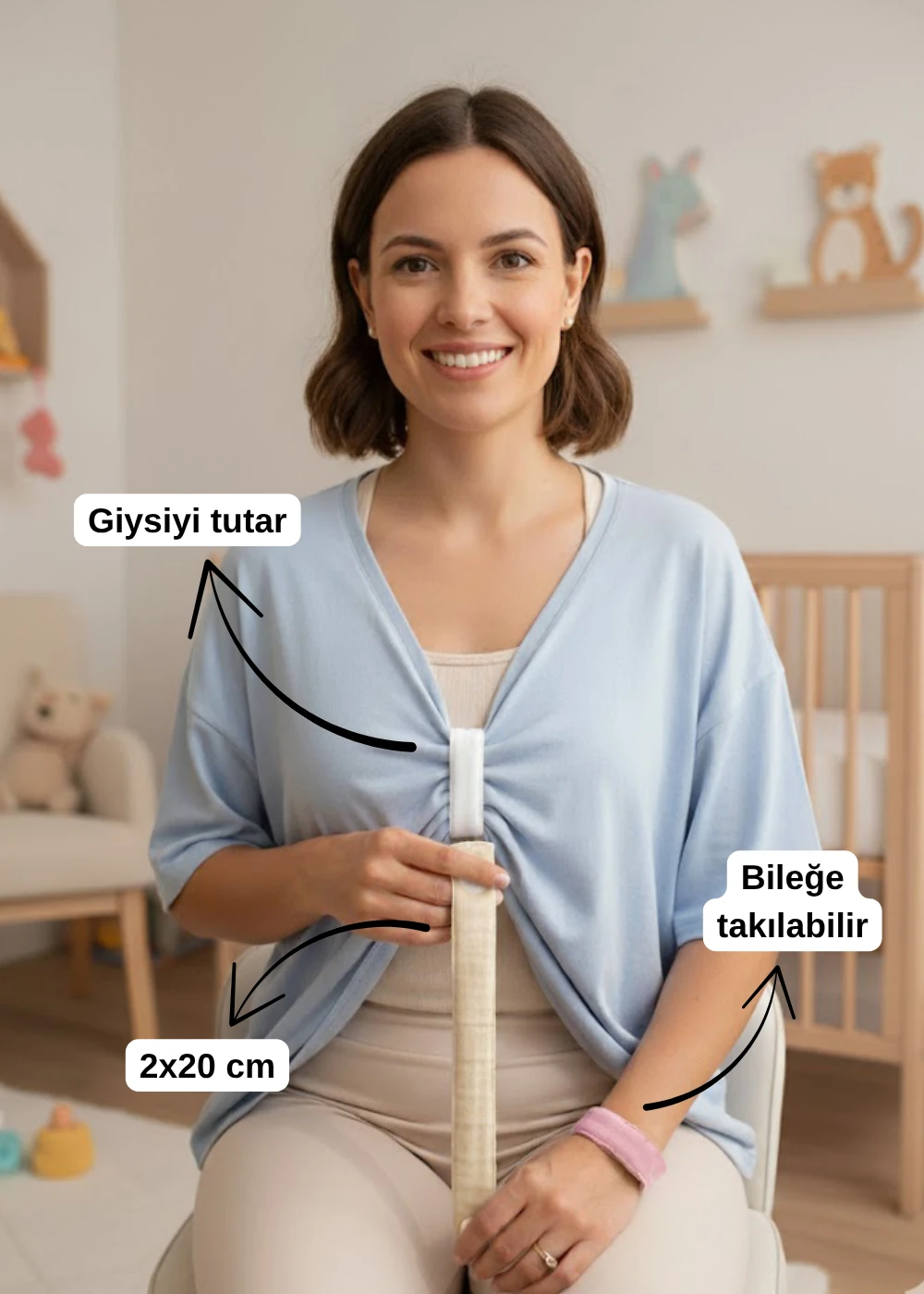 Emzirme Klipsi Rahat Emzirme Aparatı Emzirme Aksesuarı Kıyafet Tutucu