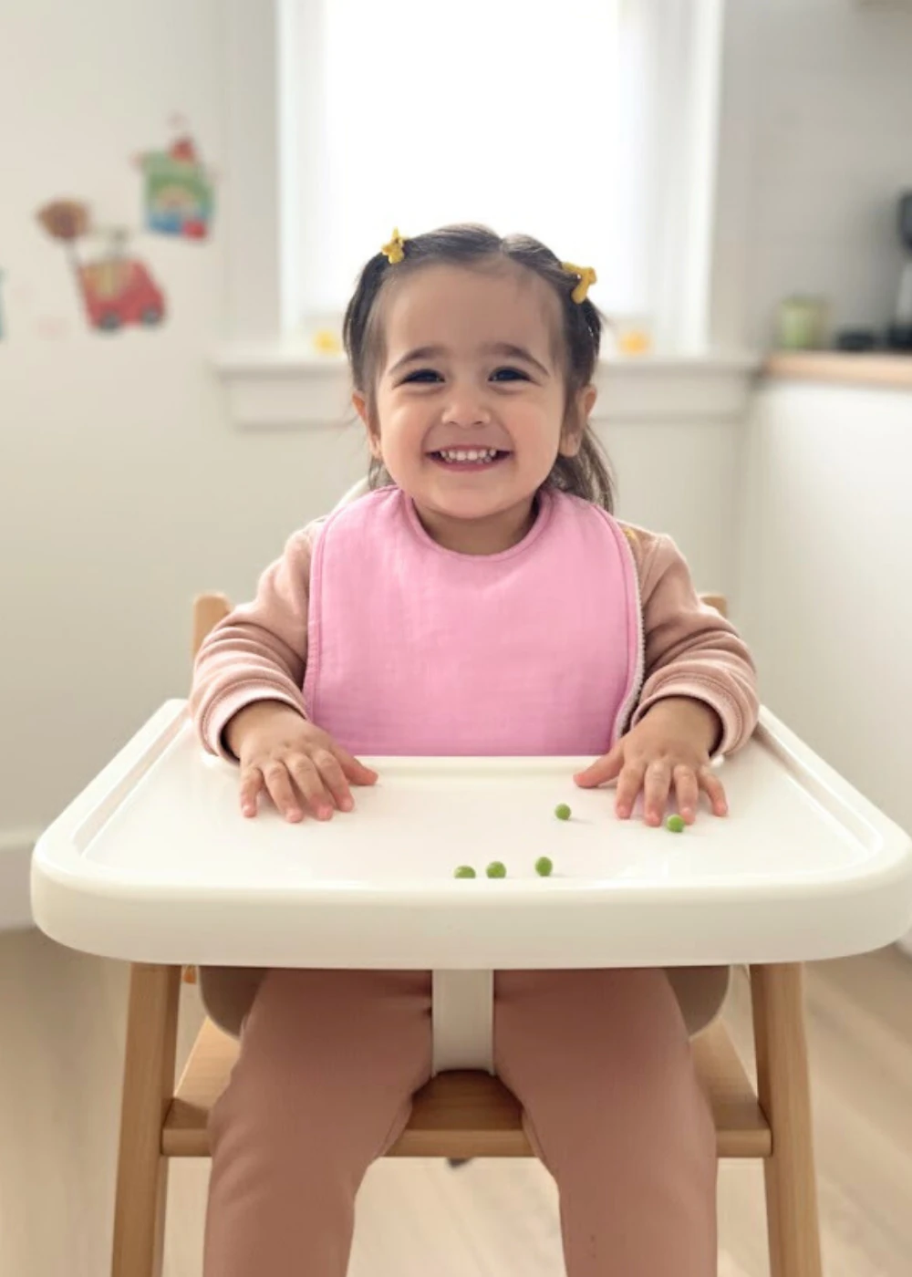 Sıvı Geçirmez Çift Yönlü Mama Önlüğü – Pamuklu Bürümcük & Havlu