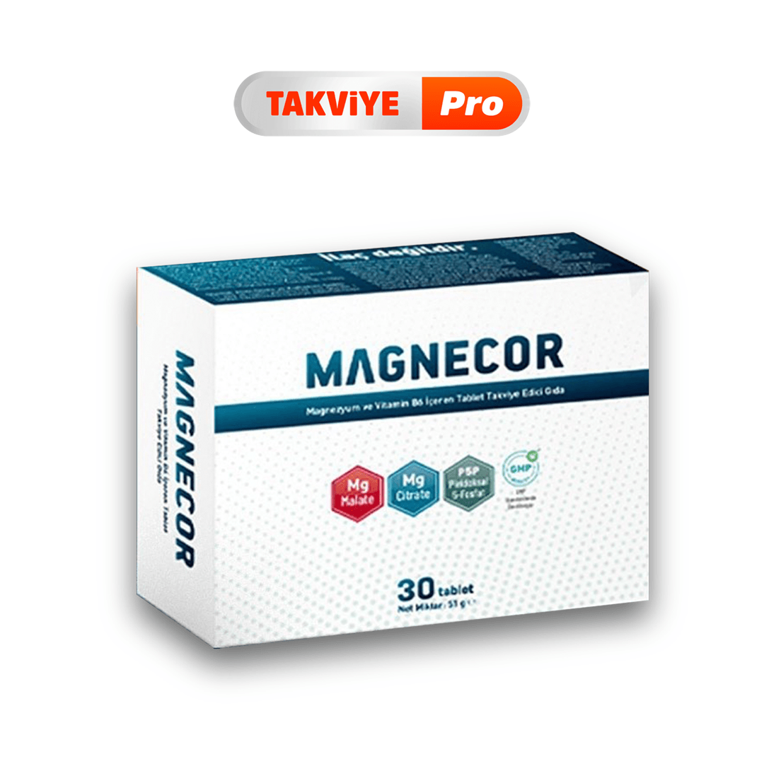 Magnecor (Magnezyum ve B16) 30 Tablet