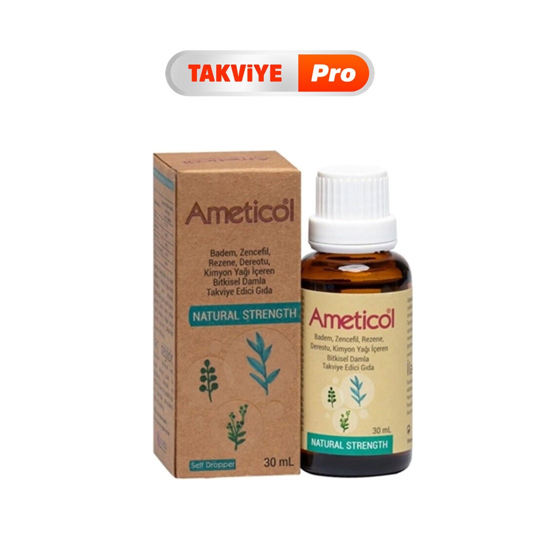 Ameticol Bitkisel Gaz Damlası 30 ML Ametis