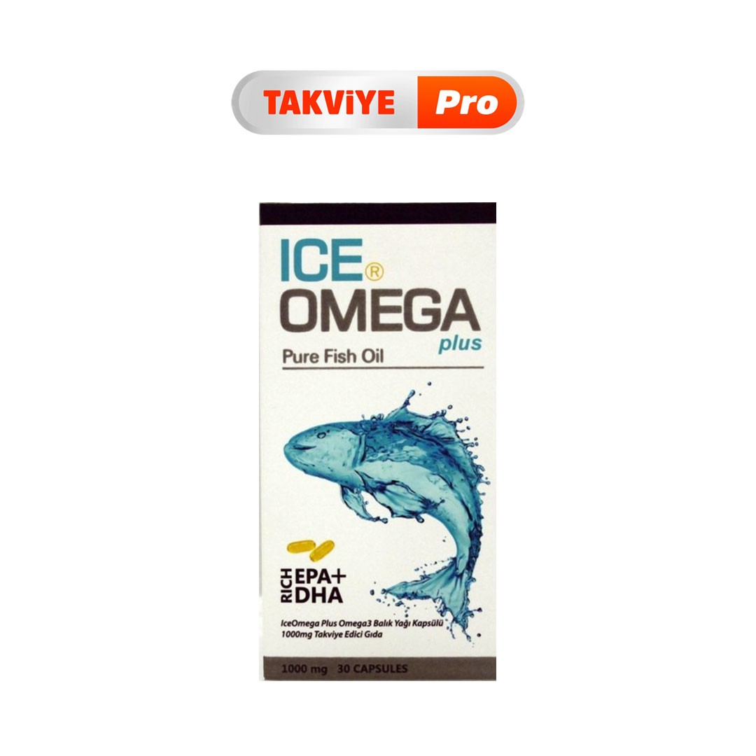 Ametis Ice Omega Plus Balık Yağı Kapsülü 1000mg 30 Kapsül