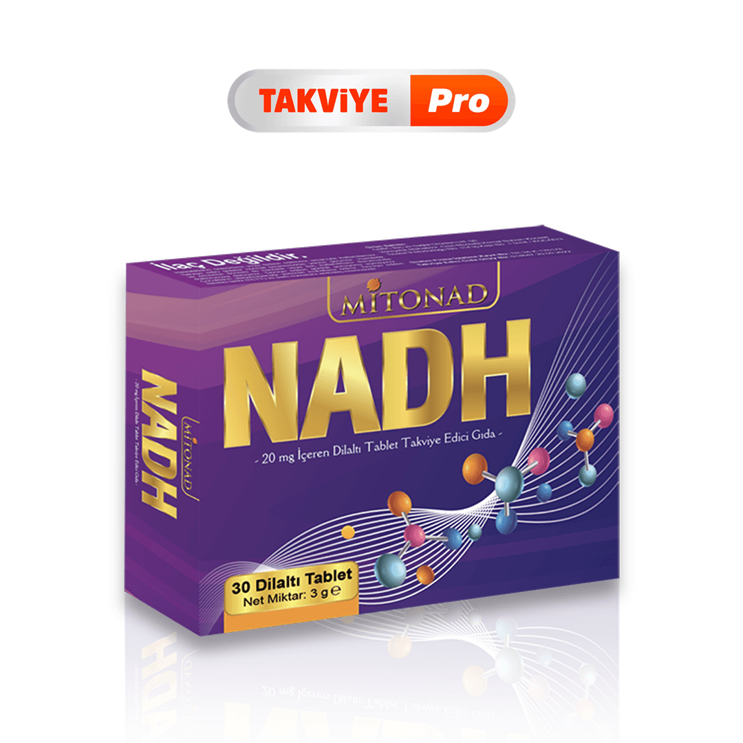 Mitonad NADH Dil Altı Takviye Edici Gıda Dilaltı Tablet 30'lu