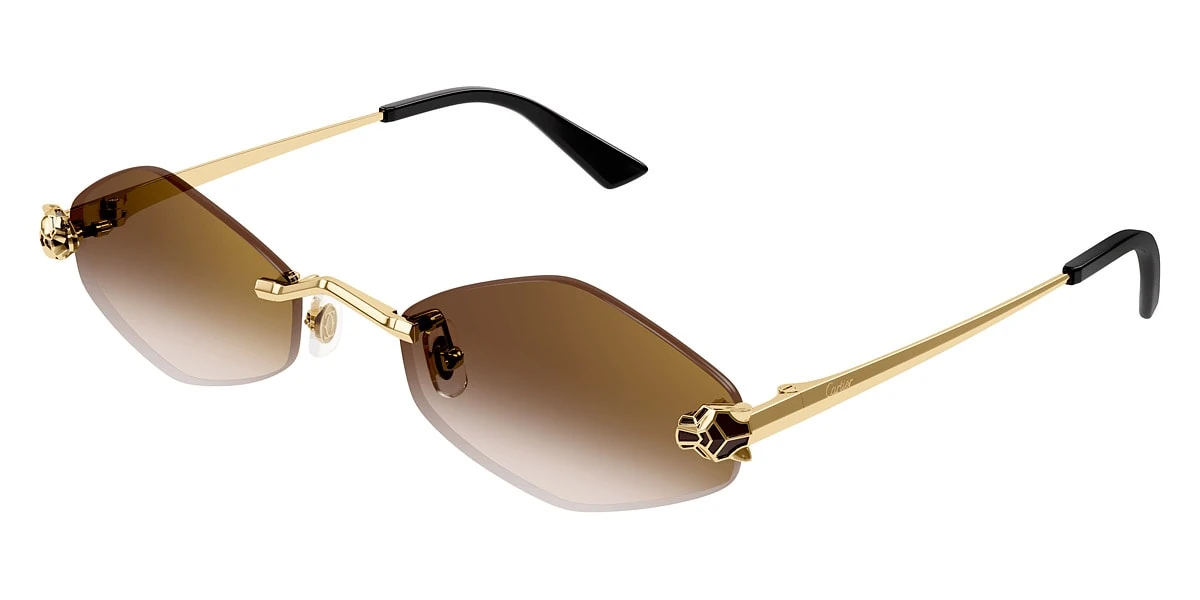 CT0433S- Gold Panthère de Cartier