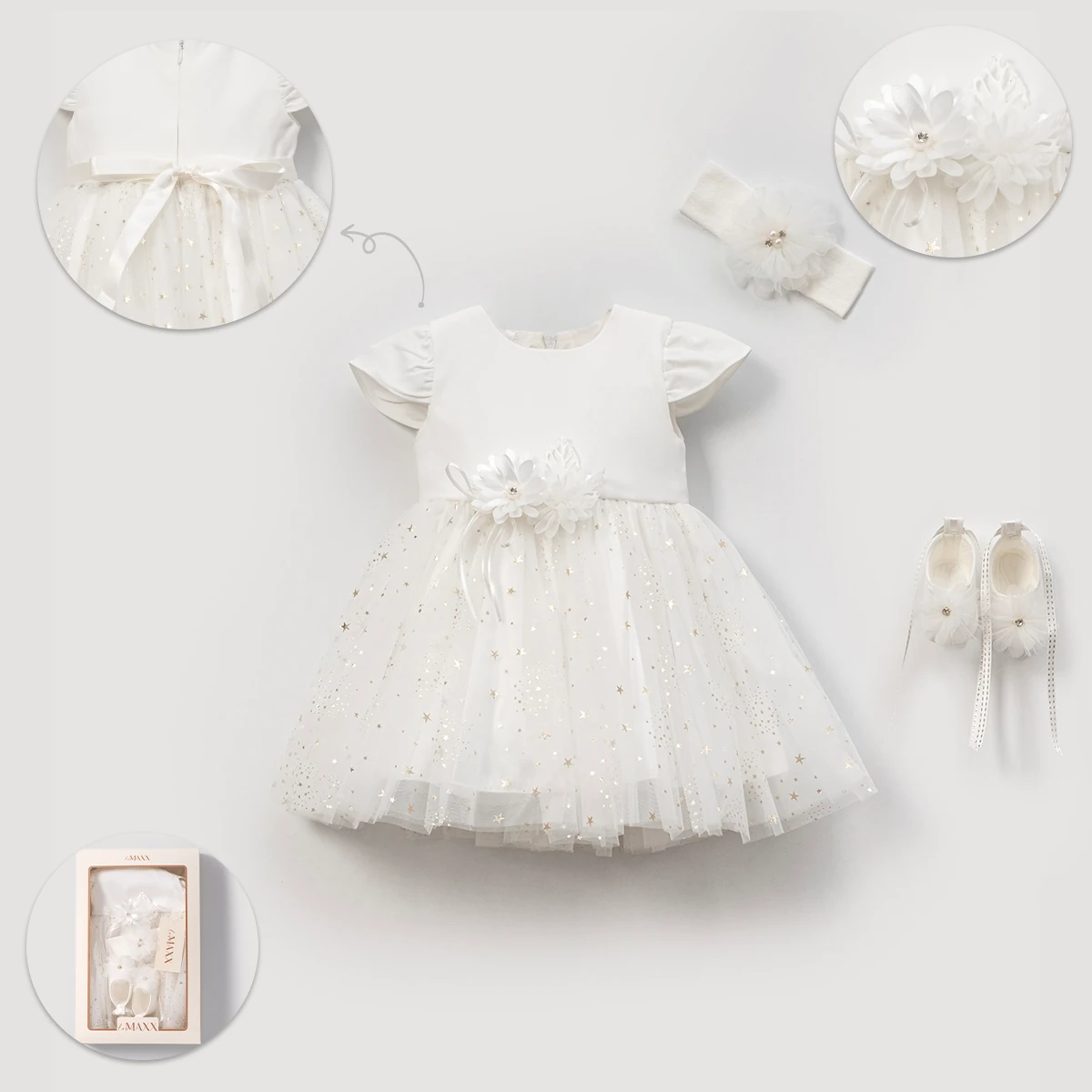 LOVEMAXX KIZ 3-6 AY YILDIZ MEVLİT TAKIMI