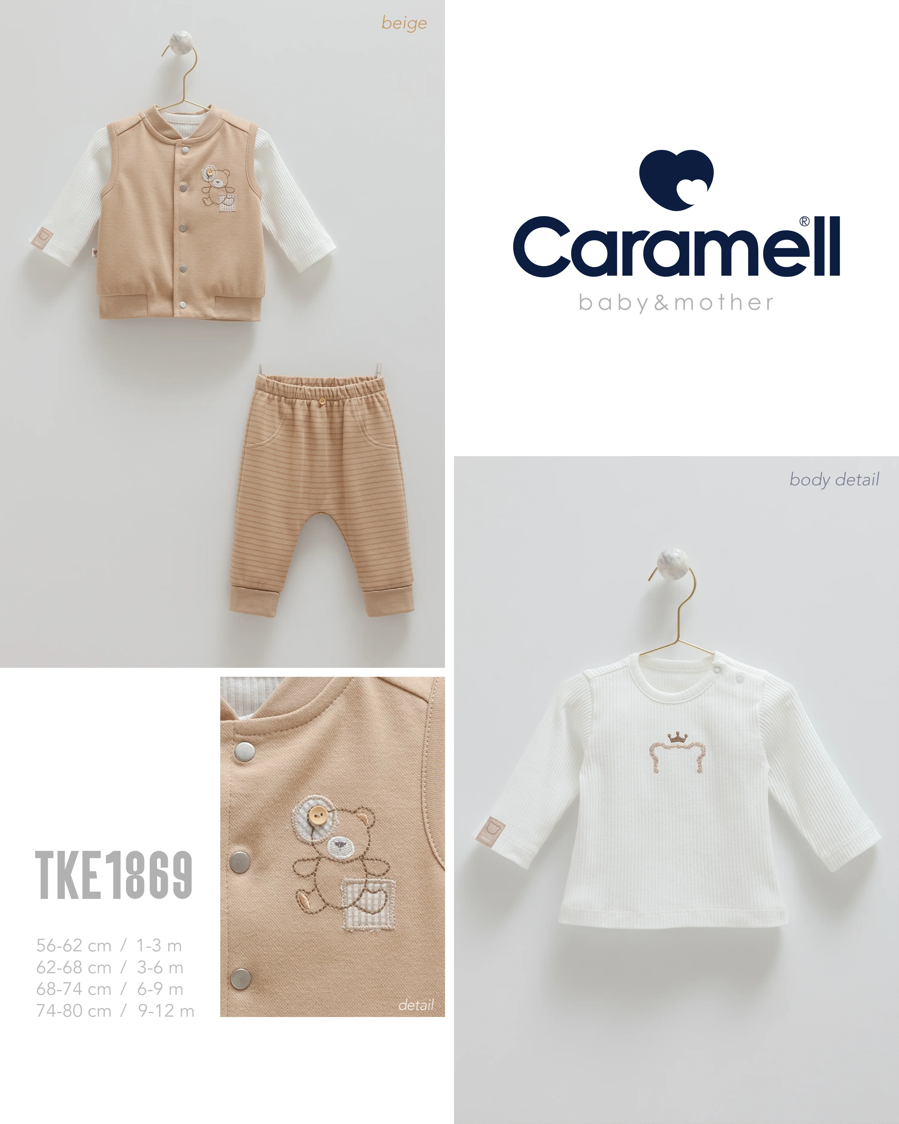 Caramell Erkek 3'lü Takım