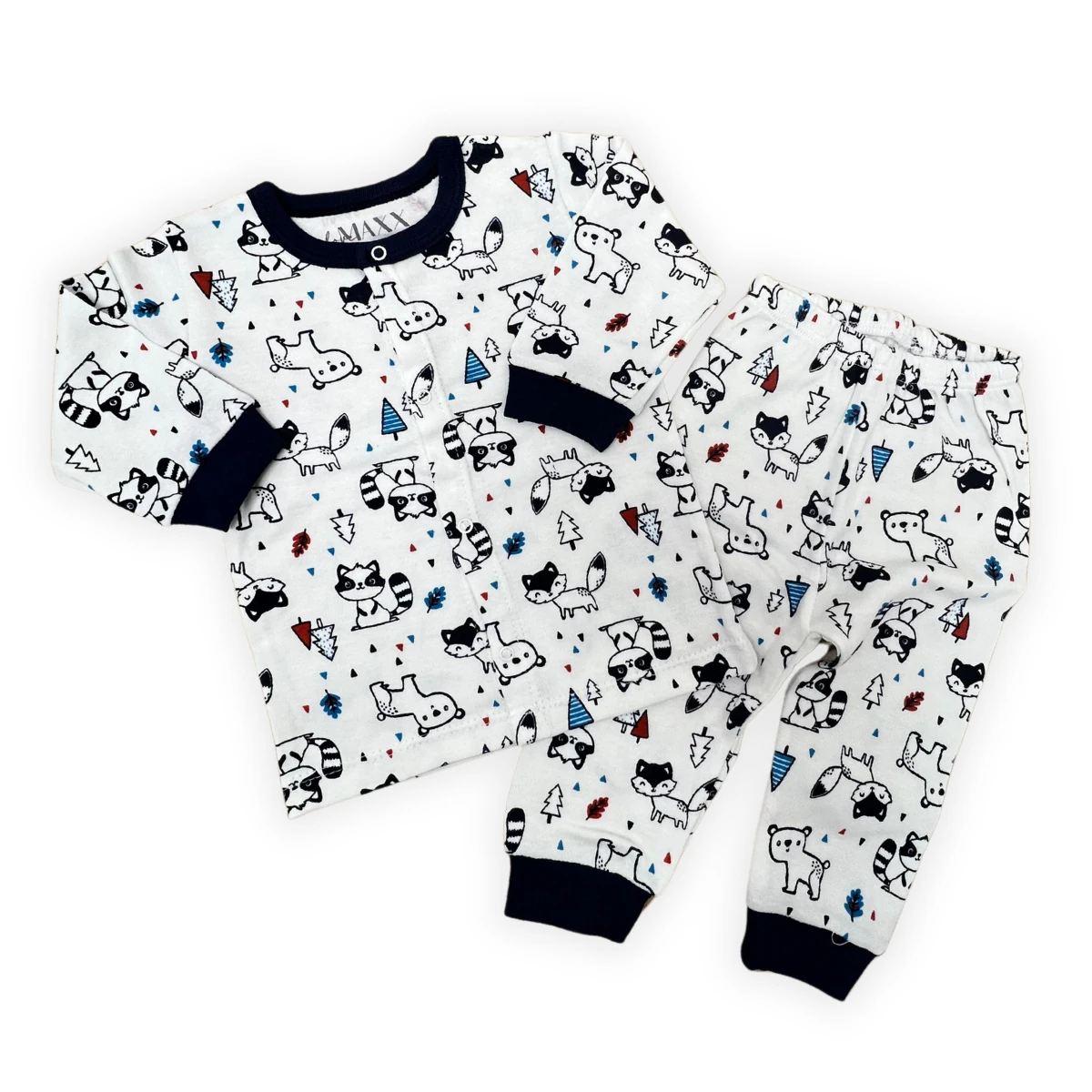 LOVEMAXX ERKEK 3-6-9 AY RAKUN KOALA PİJAMA TAKIMI