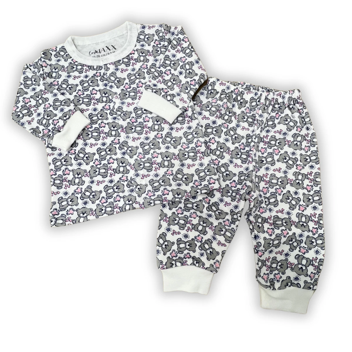 LOVEMAXX KIZ 3-6-9 AY AYILI KALPLİ PİJAMA TAKIMI