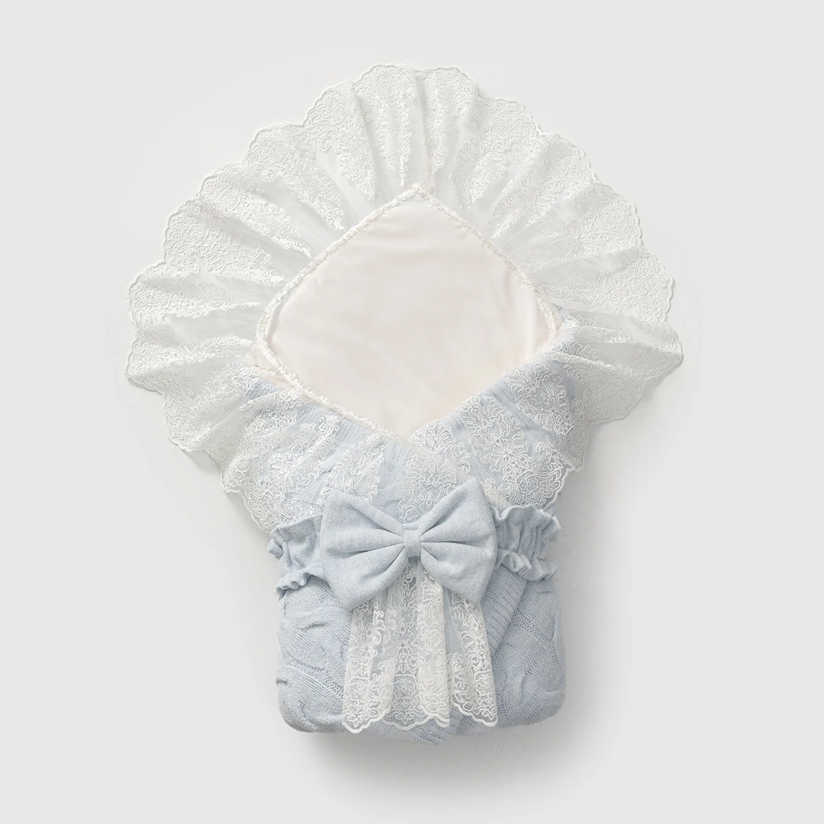  %100 Organik Pamuklu Unisex Bebek Tüllü Kundak Battaniye 85*85cm