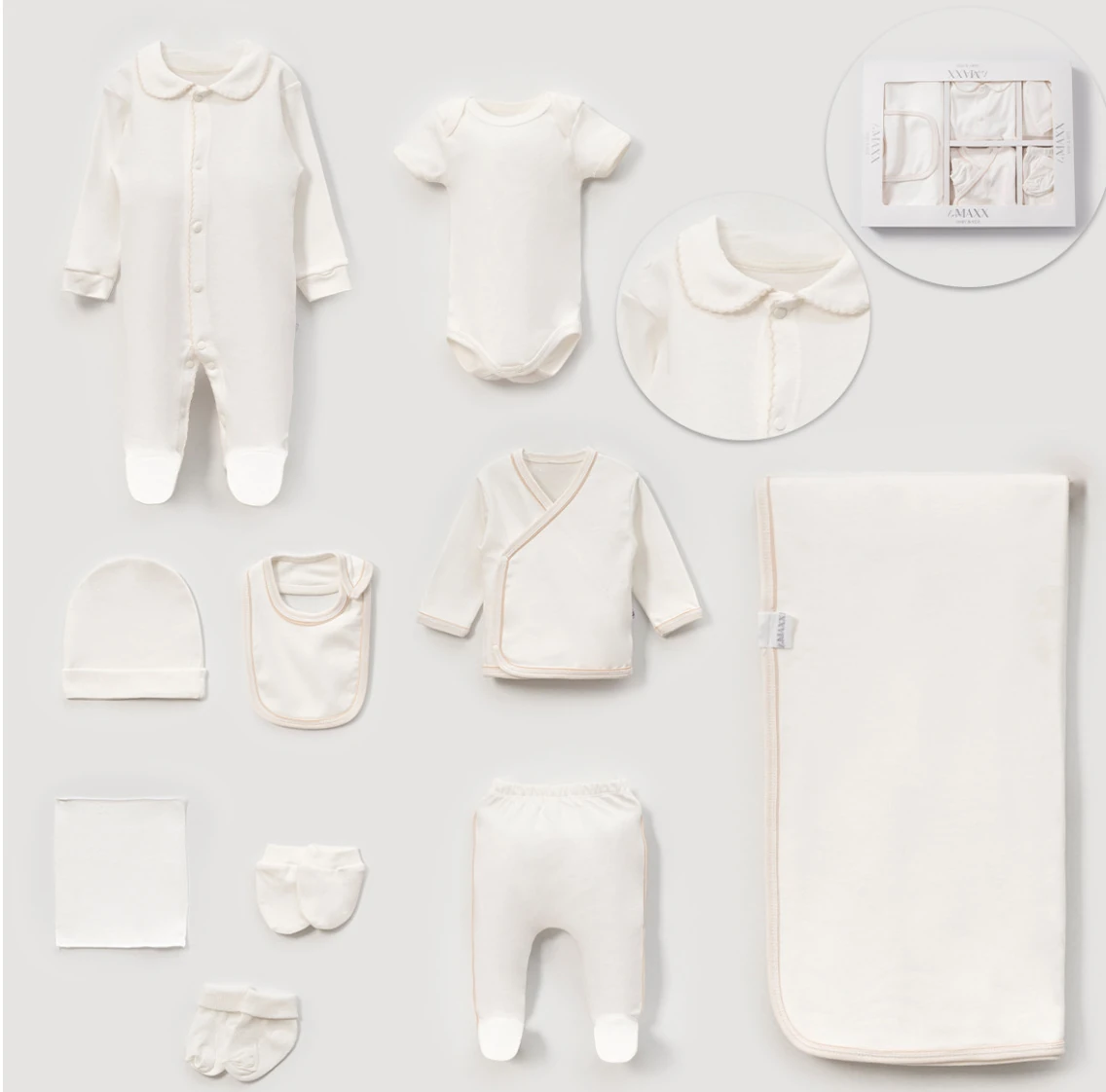 Unisex 10’lu Hastane Çıkışı (Bej)