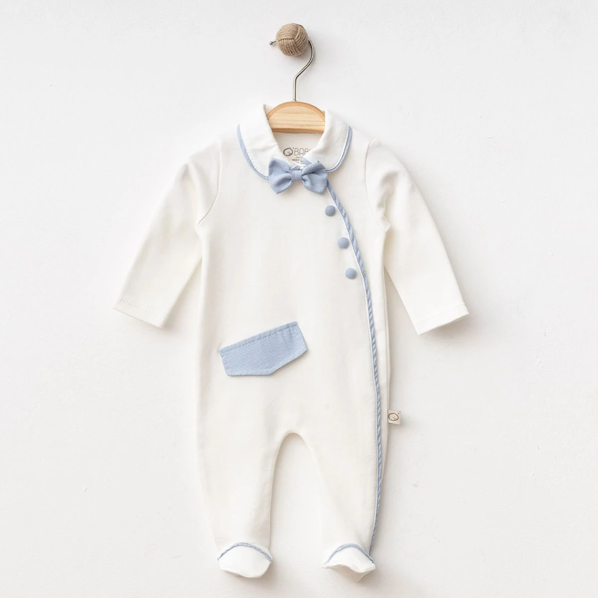 Erkek Biyeli Papyonlu Tulum