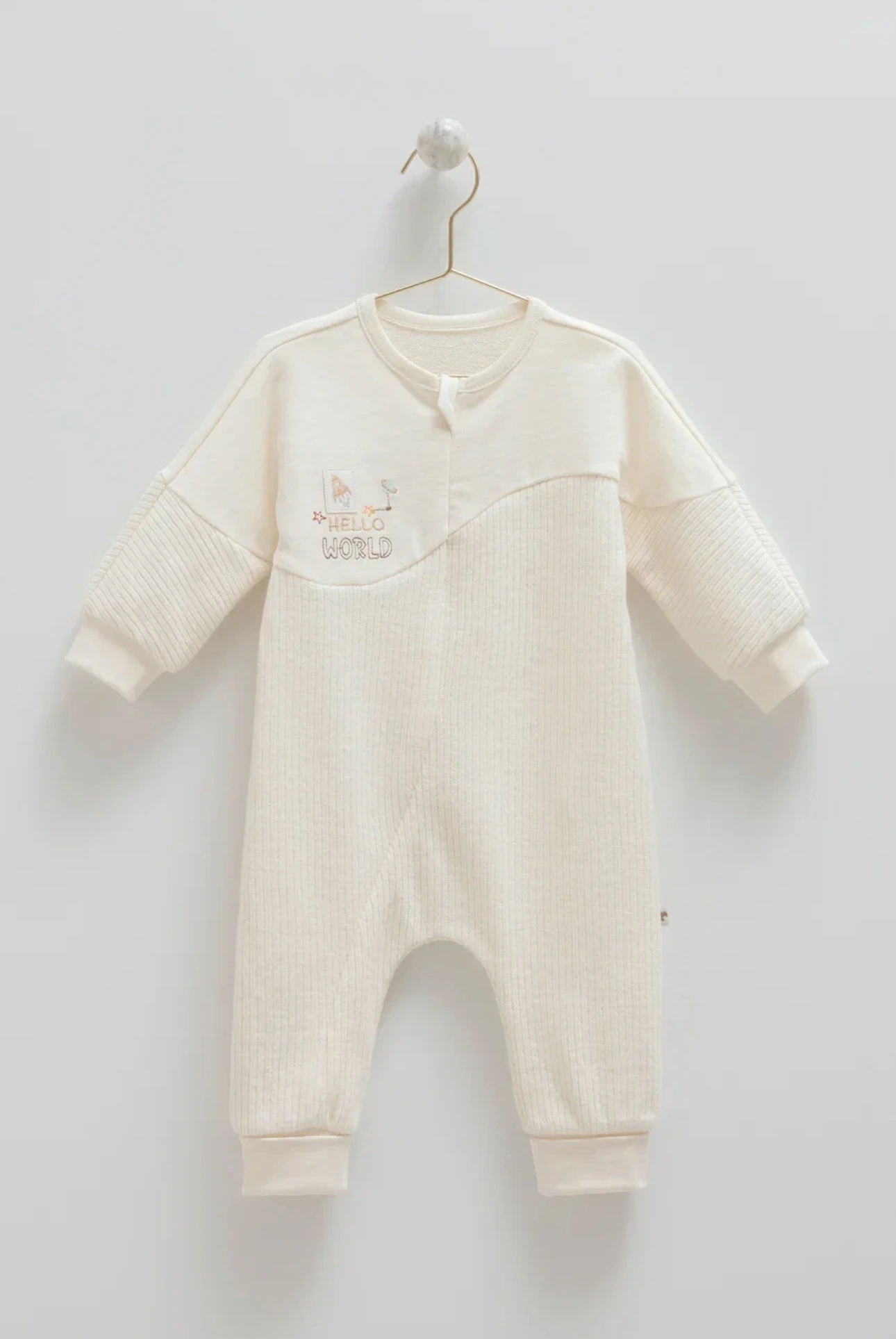 Caramell Fermuarlı Erkek Tulum 