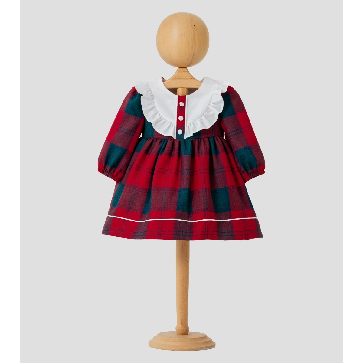 Kız 6-24 Ay Ekose Elbise