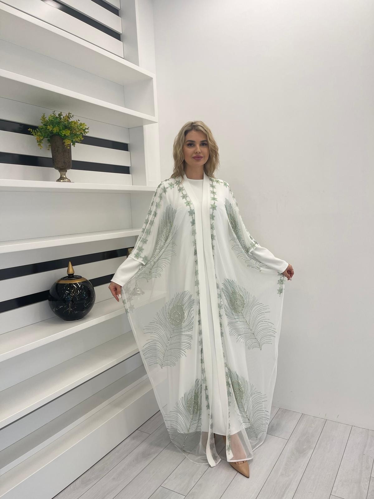 2767 ABAYA İKİLİ TAKIM - EKRU