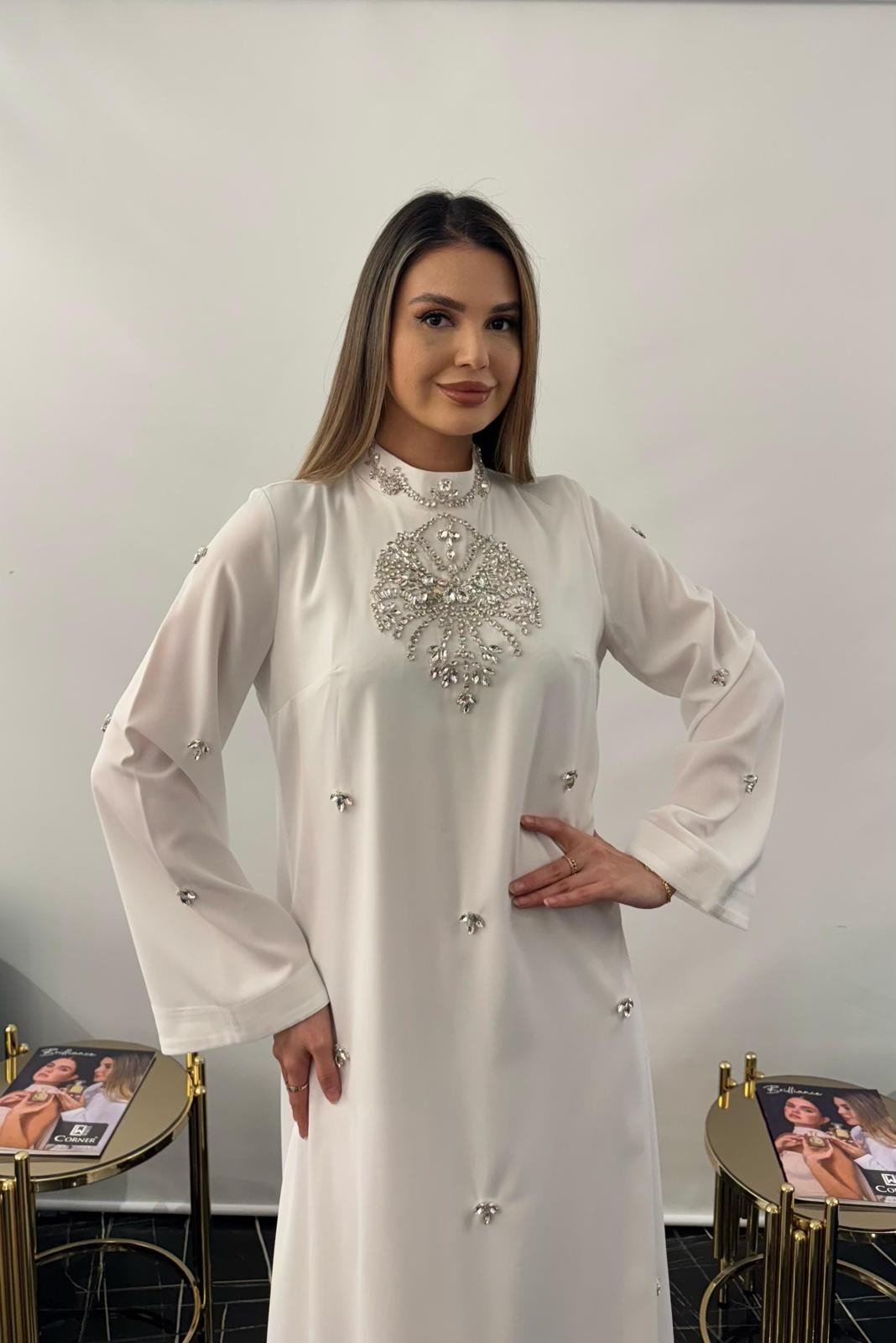 3244 ÖZEL TASARIM ELBİSE