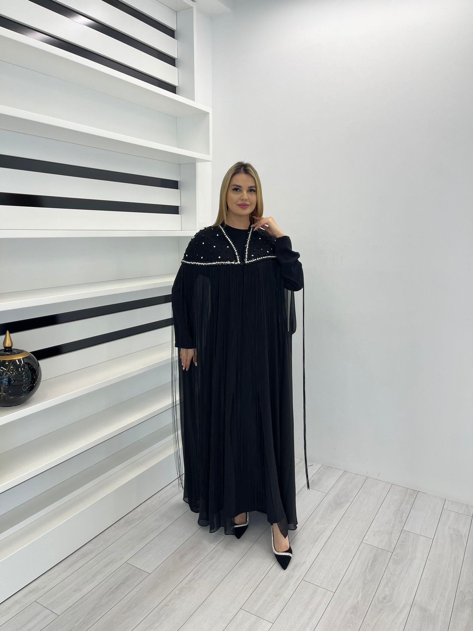 2853 SAÇAKLI ABAYA 