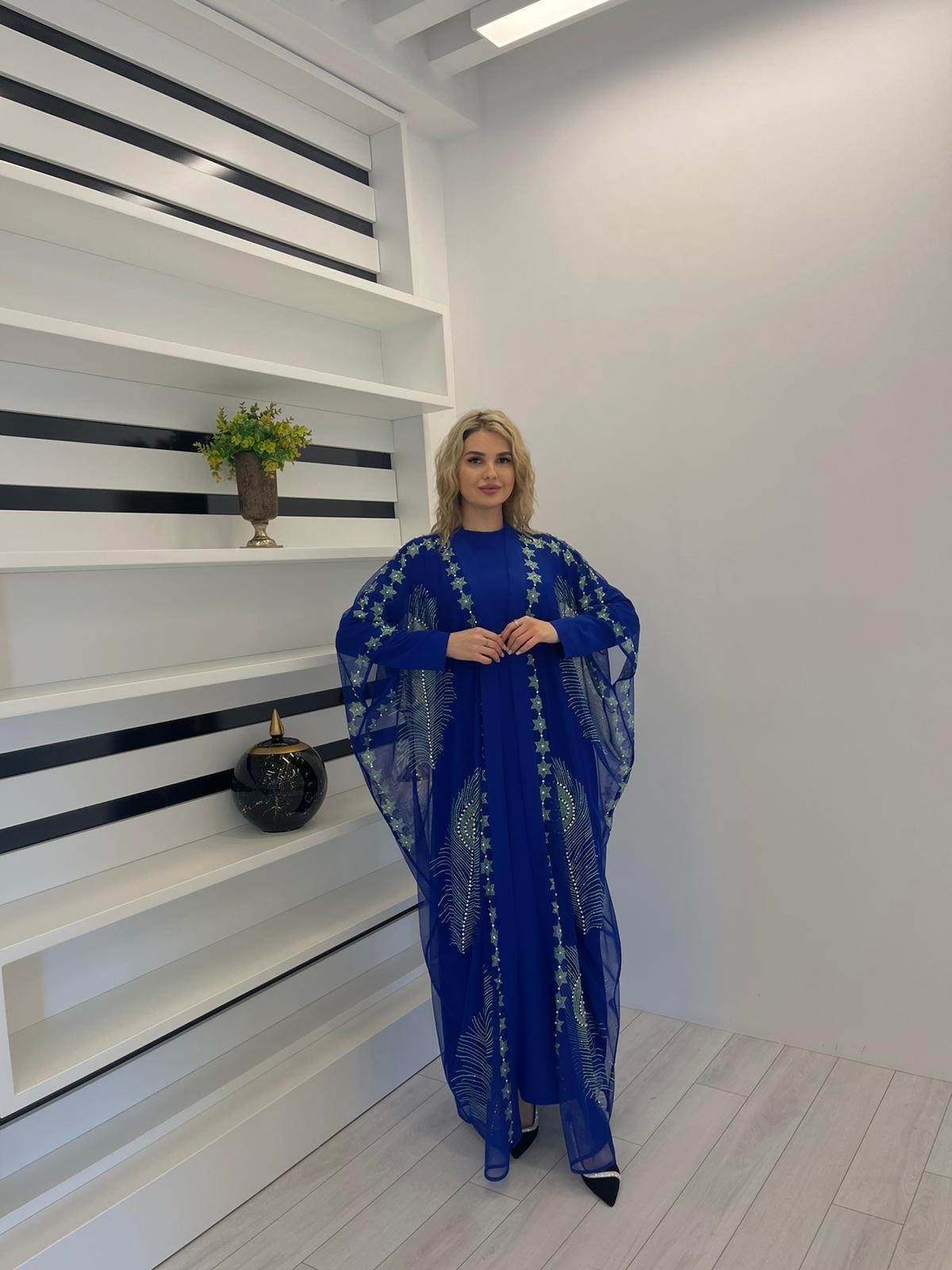 2767 ABAYA İKİLİ TAKIM - SAKS