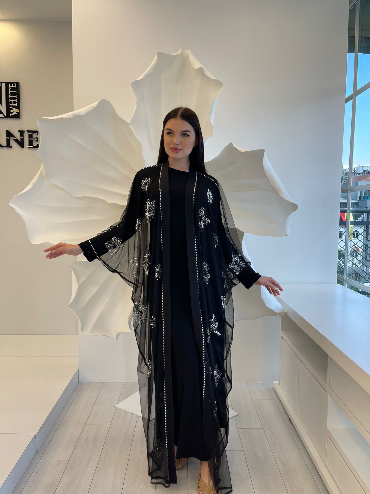 2964 TÜL ABAYA 