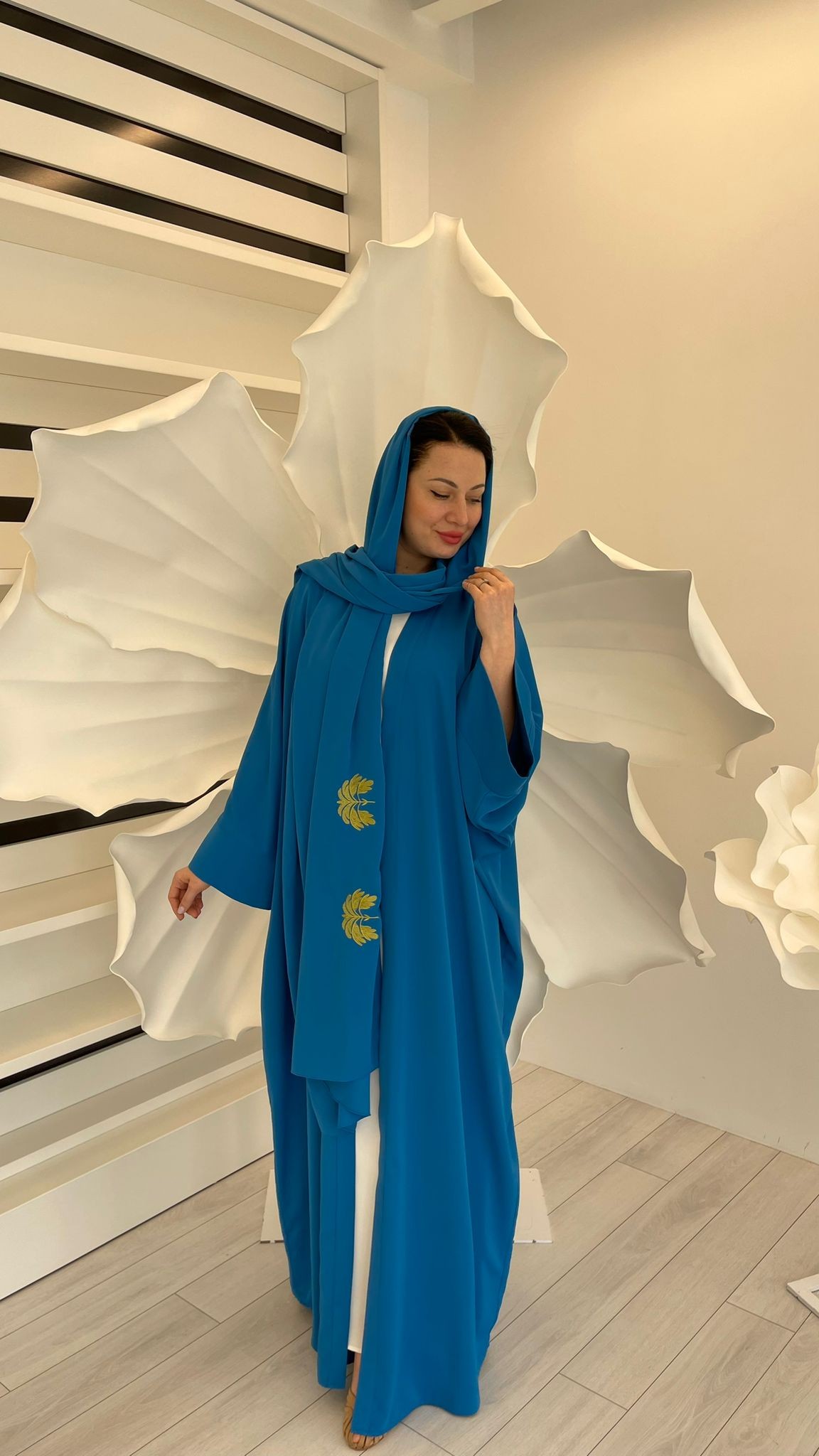3005 HAZAL AYDIN KOLEKSİYONU ABAYA TAKIM