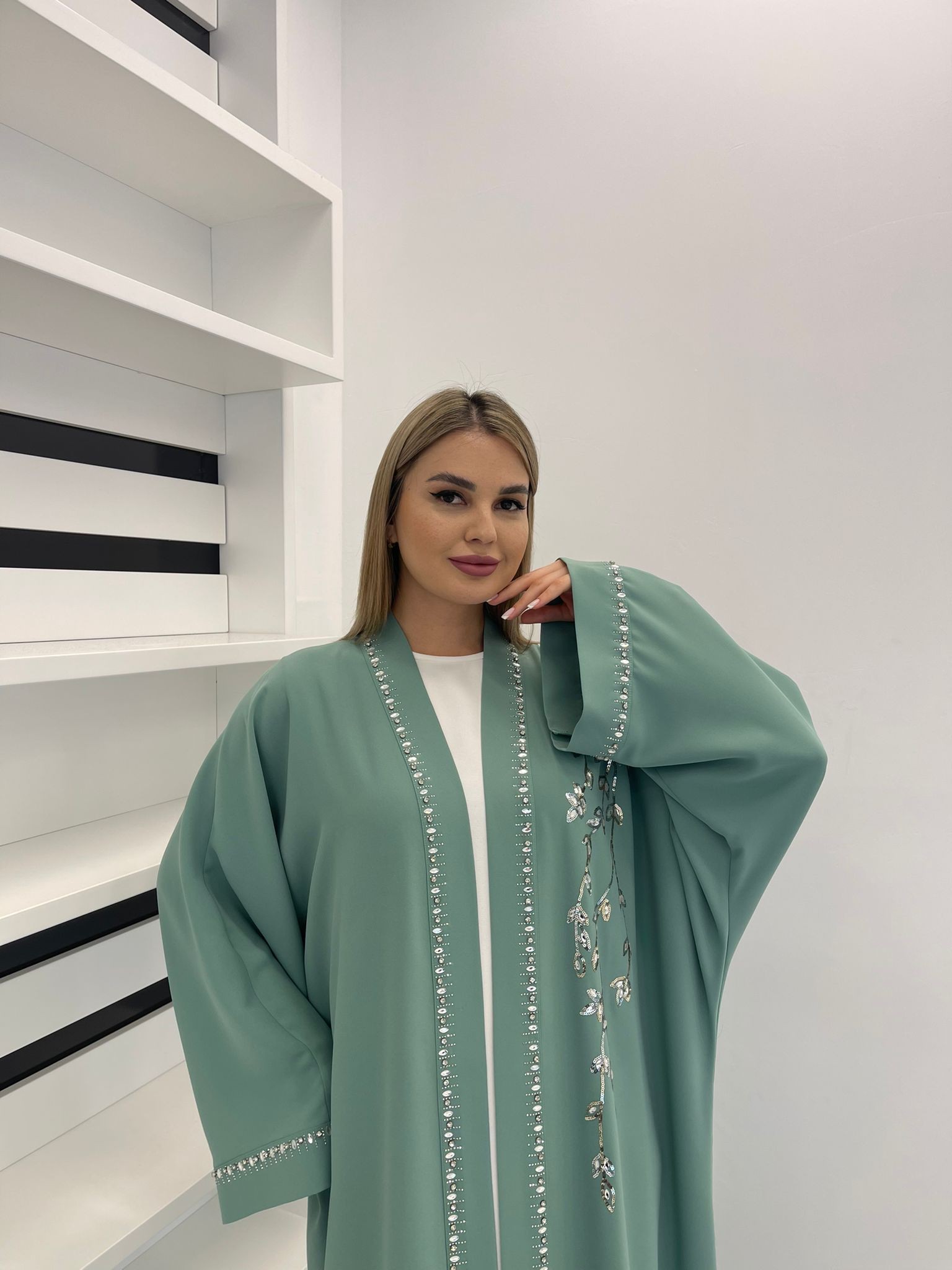 2868 PULPAYET DETAYLI  ABAYA