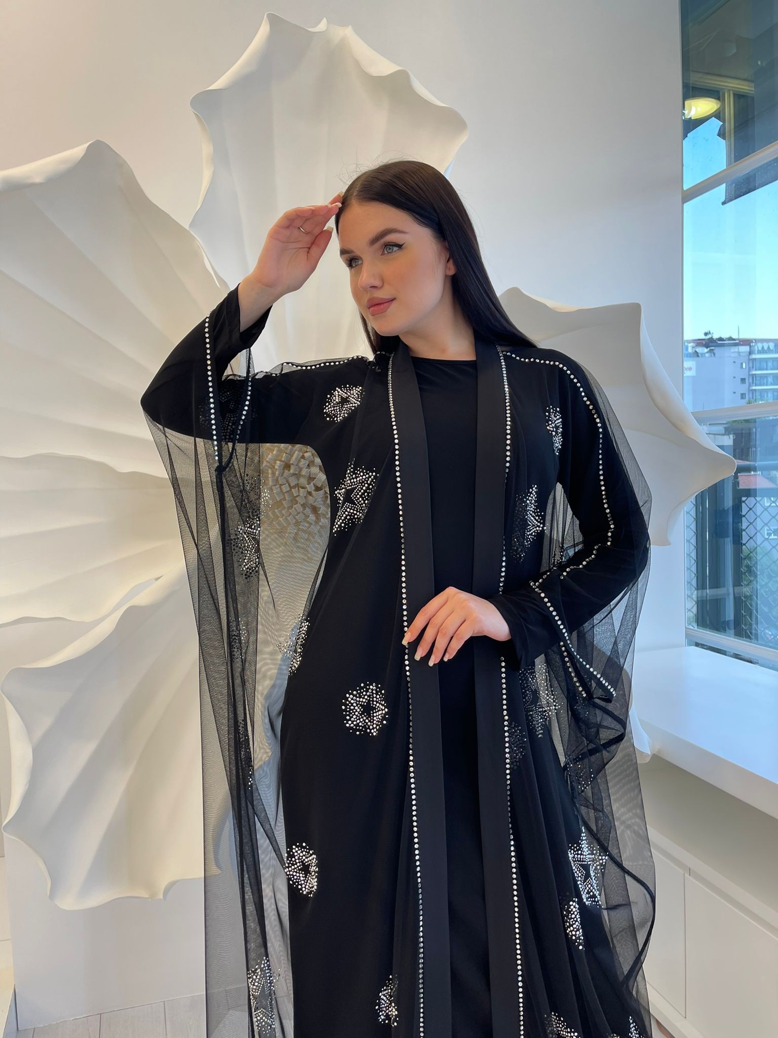 2964 TÜL ABAYA 