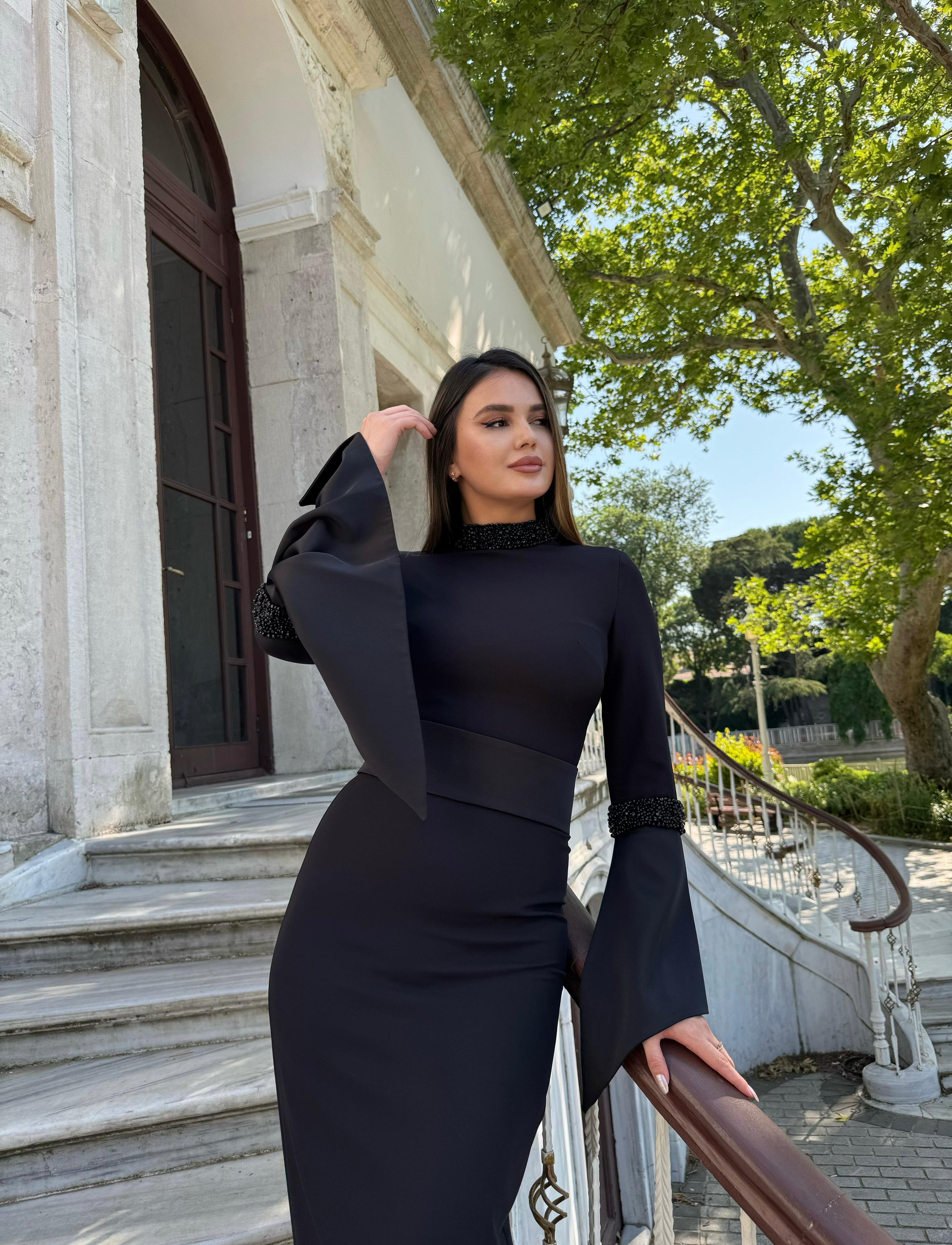 3230 ÖZEL TASARIM ELBİSE