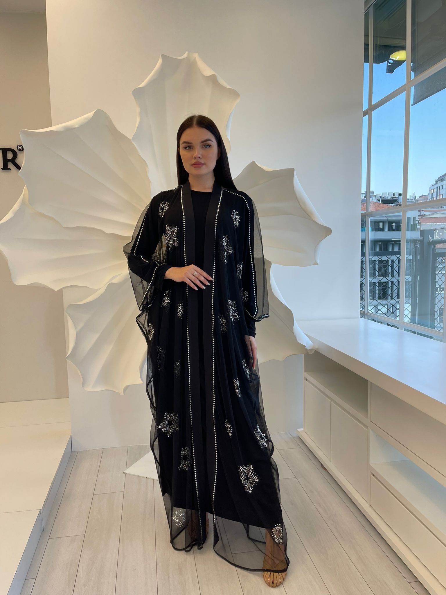 2964 TÜL ABAYA 