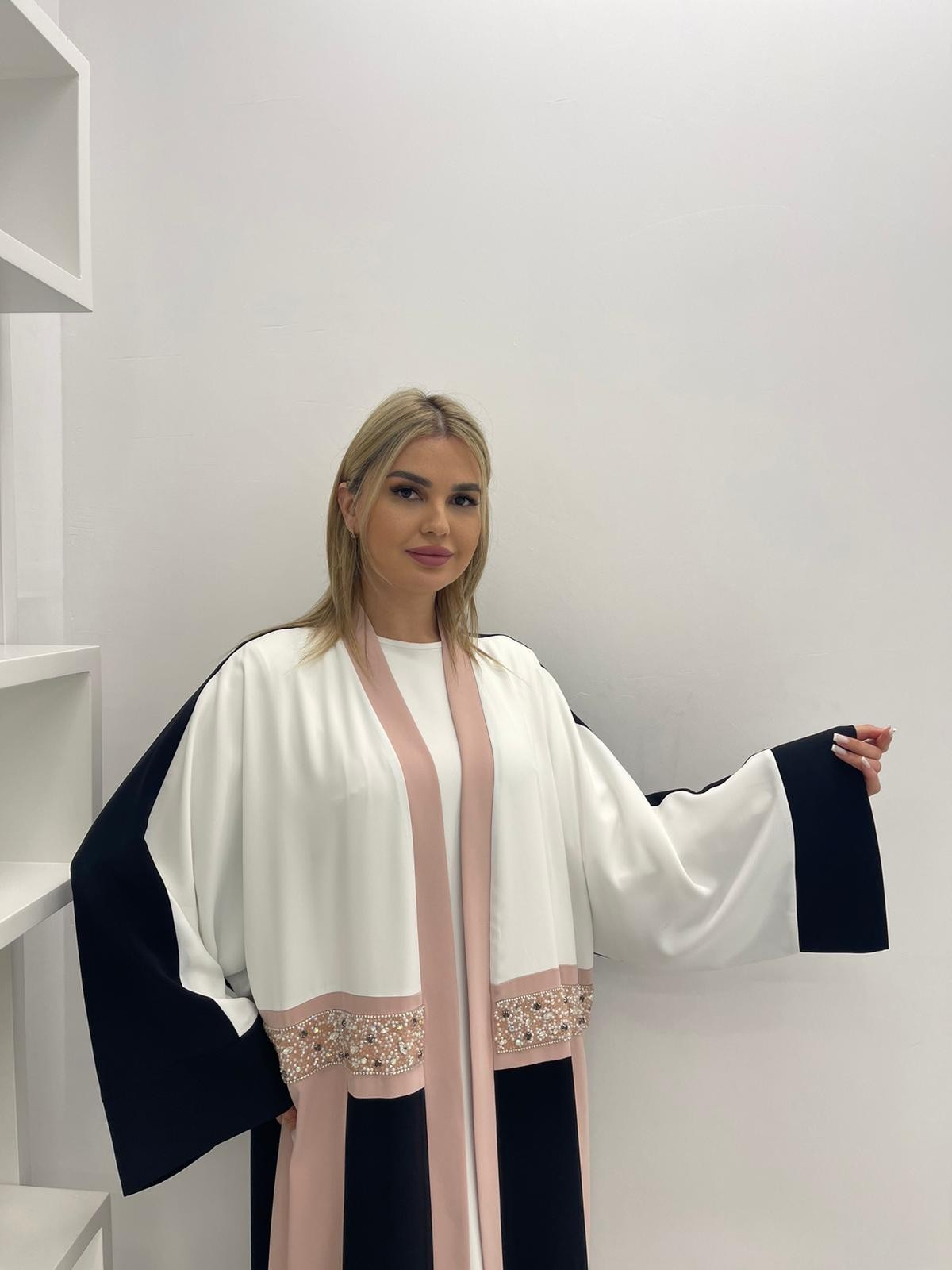 2807 ÇOK RENKLİ OVERSIZE ABAYA 