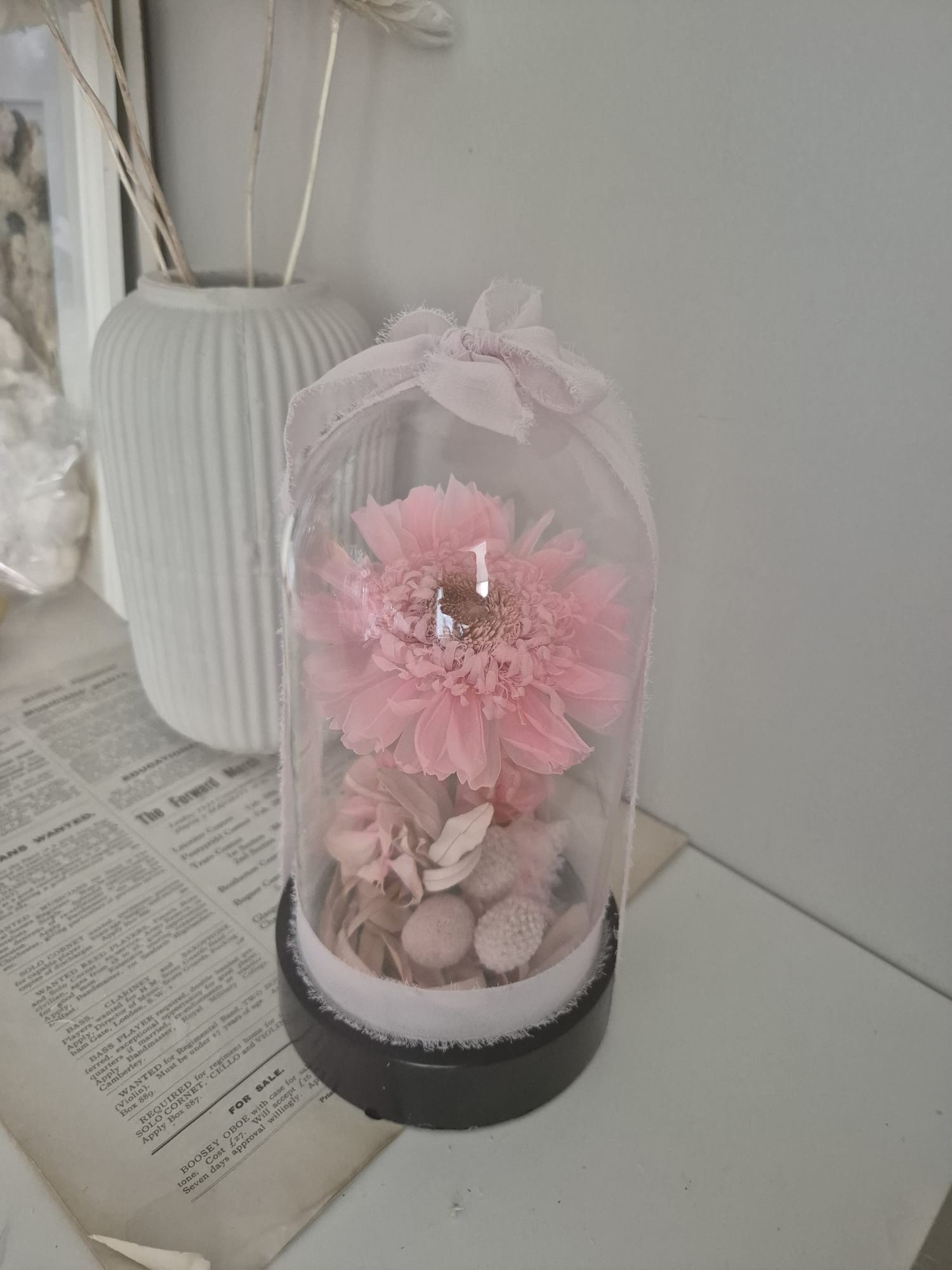 Pembe Şoklanmış Ayçiçek Ve Şoklanış Çiçekli Faunus Hediyelik