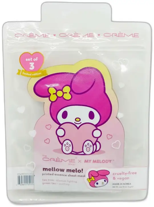 The Creme Shop The Creme Shop Sanrio My Melody Baskılı Esans Yaprak Maske - Mellow Melo