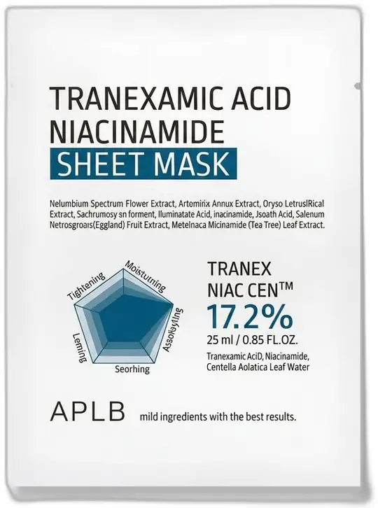 APLB Tranexamik Asit Niasinamid Yaprak Maske 10'lu