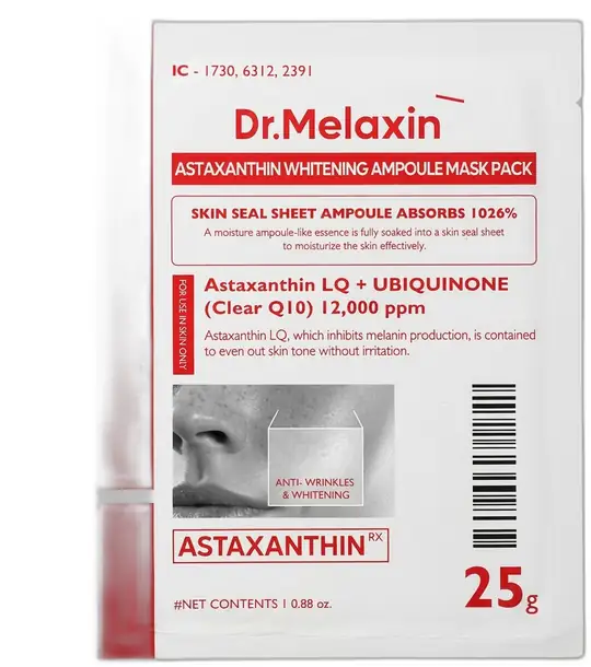 Dr.Melaxin Dr.Melaxin Astaxanthin Whitening Ampul Maske Pack 25g 1 adet