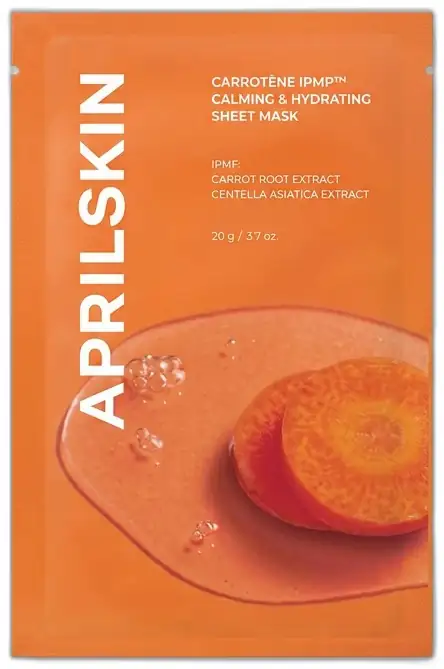 APRIL SKIN April Skin Carrotene IPMP Yatıştırıcı & Nemlendirici Yaprak Maske 1 Adet