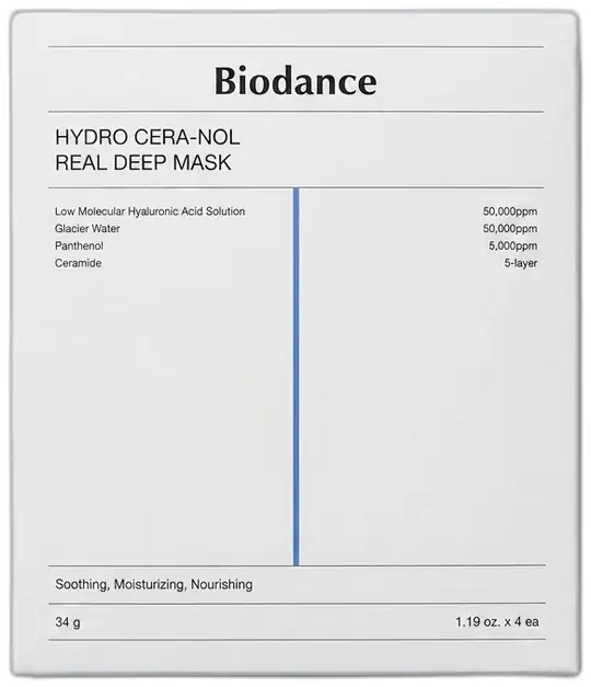 Biodance Biodance Hydro Cera-Nol Real Deep Maske 34g x 4