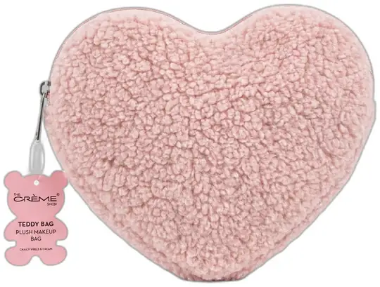 The Creme Shop The Creme Shop Teddy Bag Peluş Makyaj Çantası - Pink