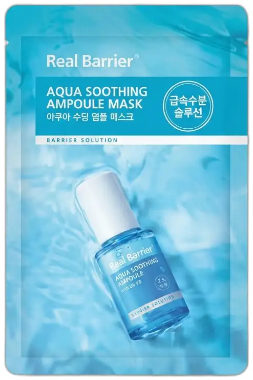 Real Barrier Real Barrier Aqua Soothing Ampul Maske 28ml